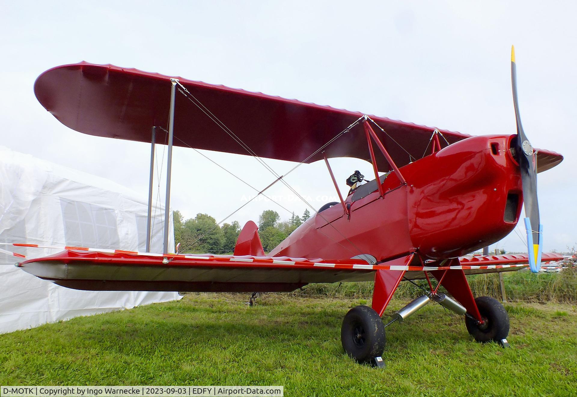 D-MOTK, Platzer Kiebitz C/N not found_D-MOTK, Platzer Kiebitz at the Fly-in und Flugplatzfest (airfield display) at Elz Airfield
