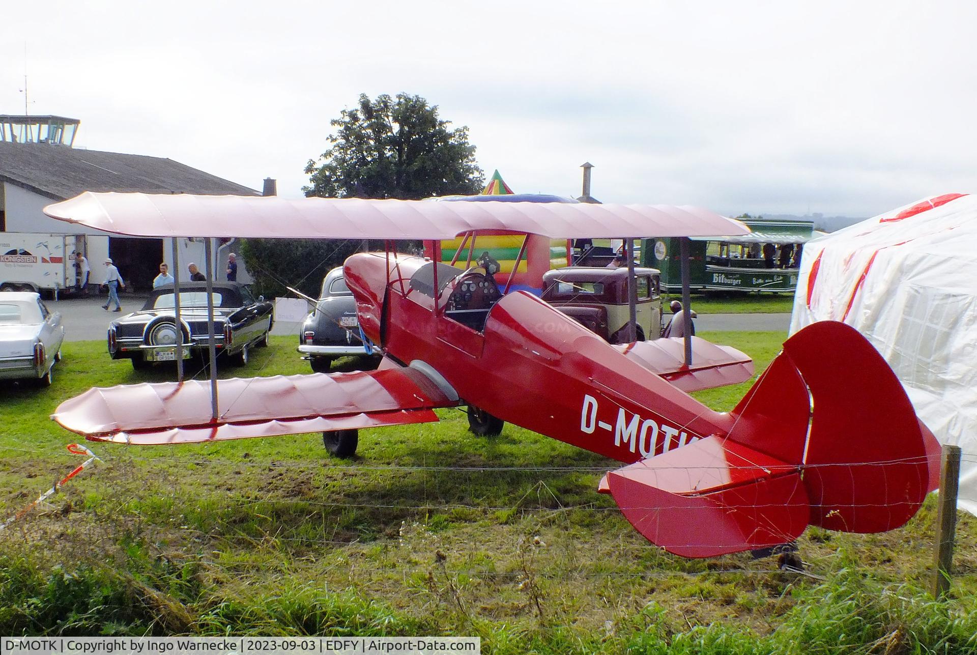 D-MOTK, Platzer Kiebitz C/N not found_D-MOTK, Platzer Kiebitz at the Fly-in und Flugplatzfest (airfield display) at Elz Airfield