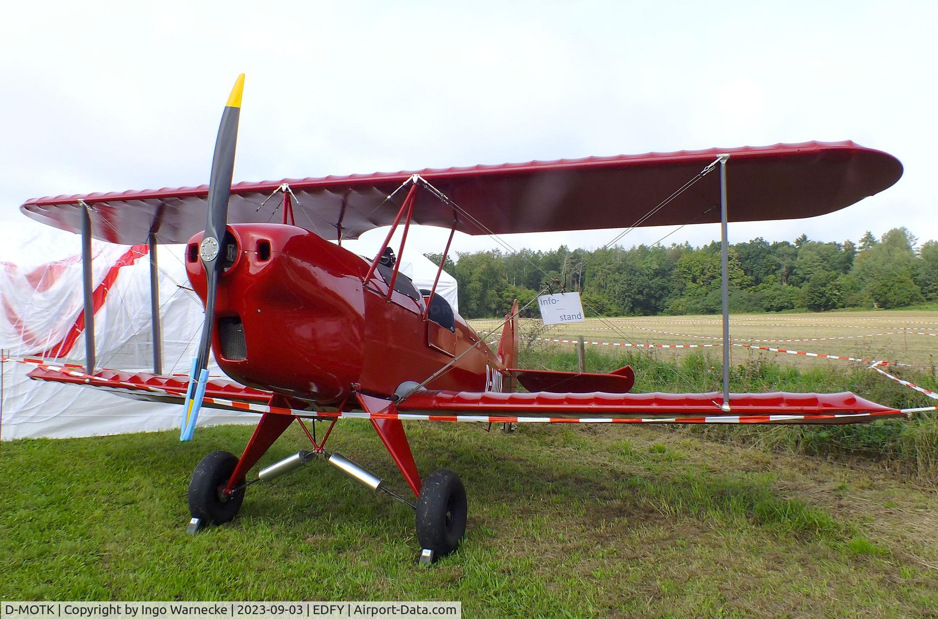 D-MOTK, Platzer Kiebitz C/N not found_D-MOTK, Platzer Kiebitz at the Fly-in und Flugplatzfest (airfield display) at Elz Airfield
