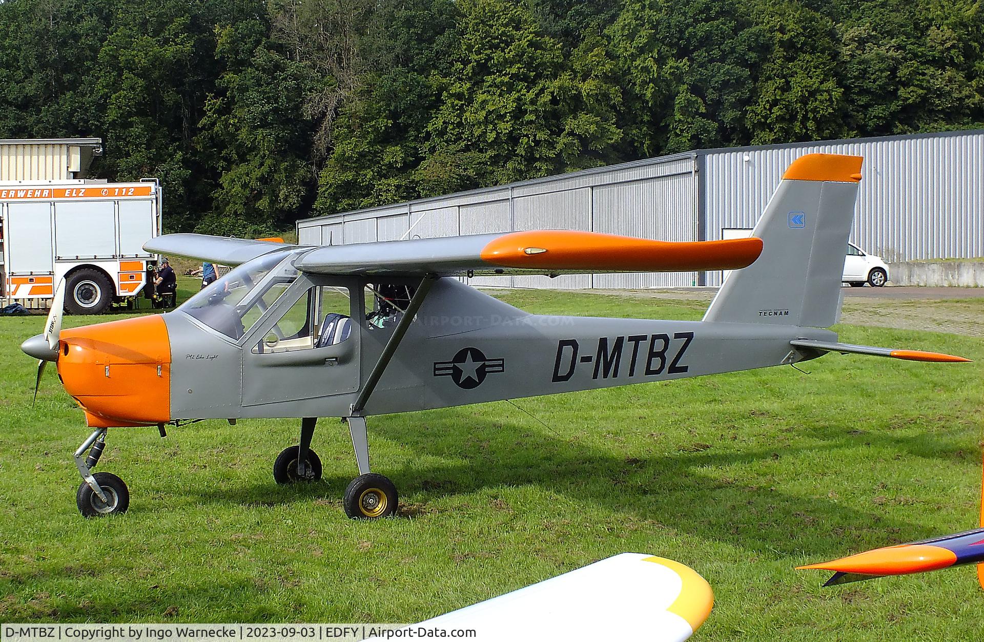 D-MTBZ, Tecnam P92 Echo C/N 3FF4FF, Tecnam P92 Echo at the Fly-in und Flugplatzfest (airfield display) at Elz Airfield