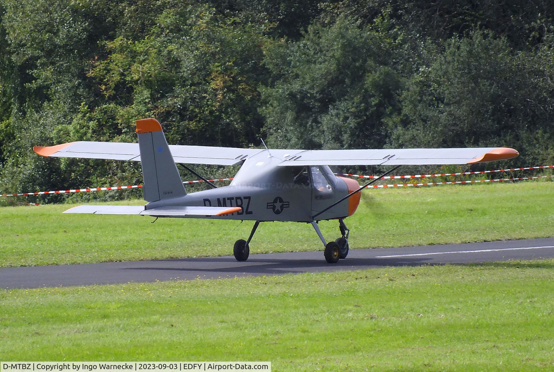 D-MTBZ, Tecnam P92 Echo C/N 3FF4FF, Tecnam P92 Echo at the Fly-in und Flugplatzfest (airfield display) at Elz Airfield