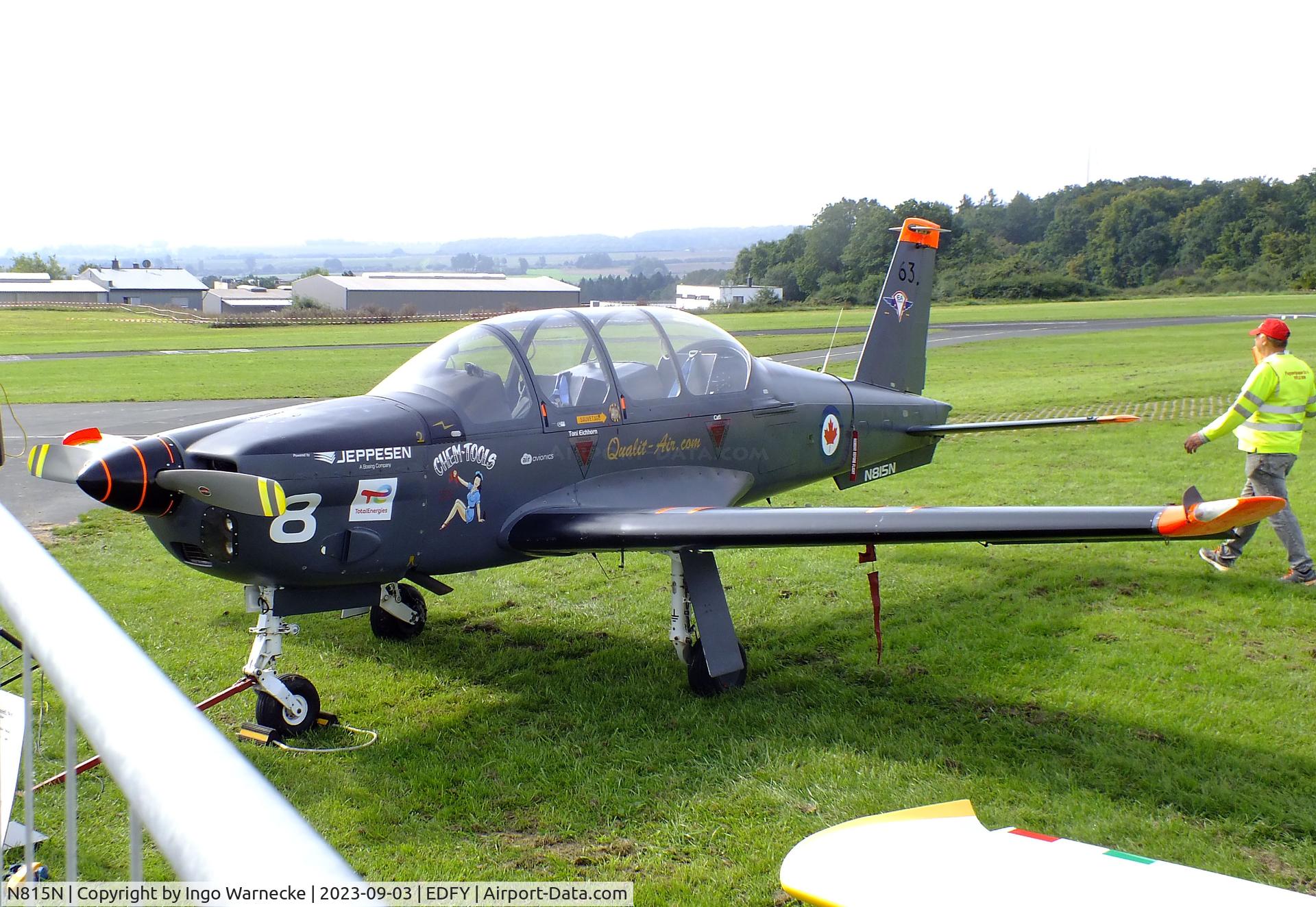 N815N, 1985 Socata TB-30 Epsilon C/N 63, SOCATA TB-30 Epsilon at the Fly-in und Flugplatzfest (airfield display) at Elz Airfield