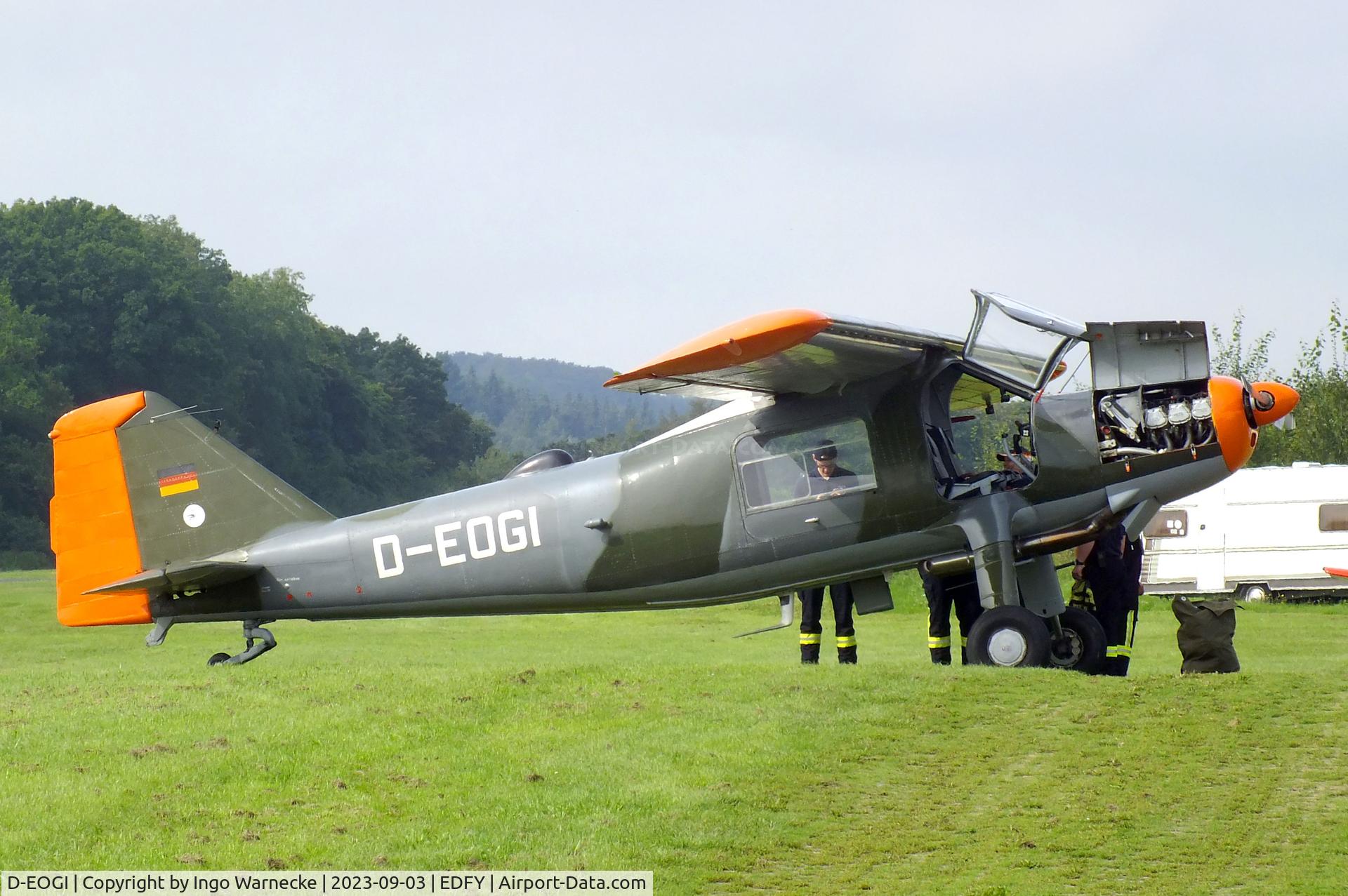 D-EOGI, Dornier Do-27A-4 C/N 473, Dornier Do 27A-4 at the Fly-in und Flugplatzfest (airfield display) at Elz Airfield
