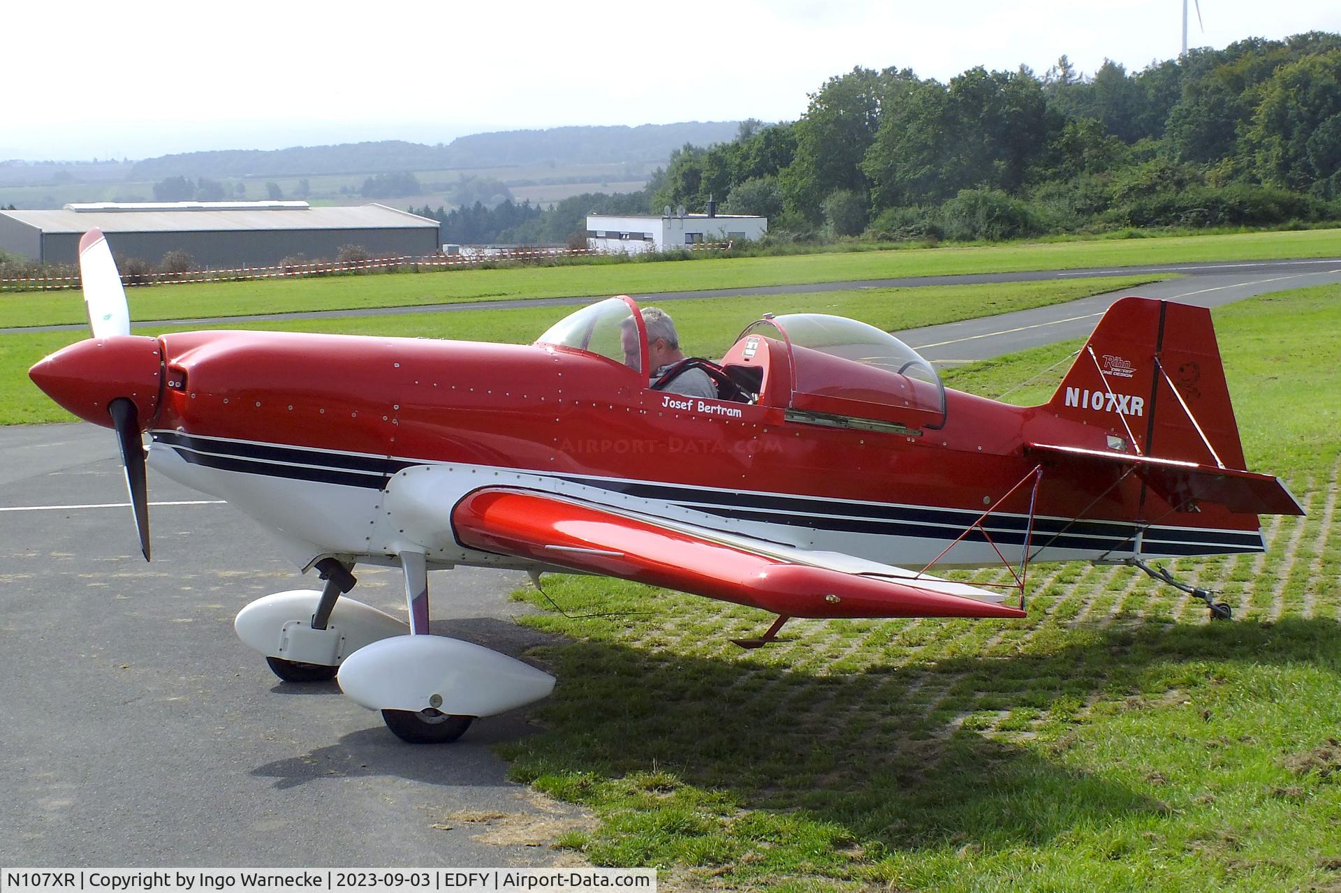 N107XR, 1999 Rihn DR-107 One Design C/N 284, Rihn DR-107 One Design at the Fly-in und Flugplatzfest (airfield display) at Elz Airfield