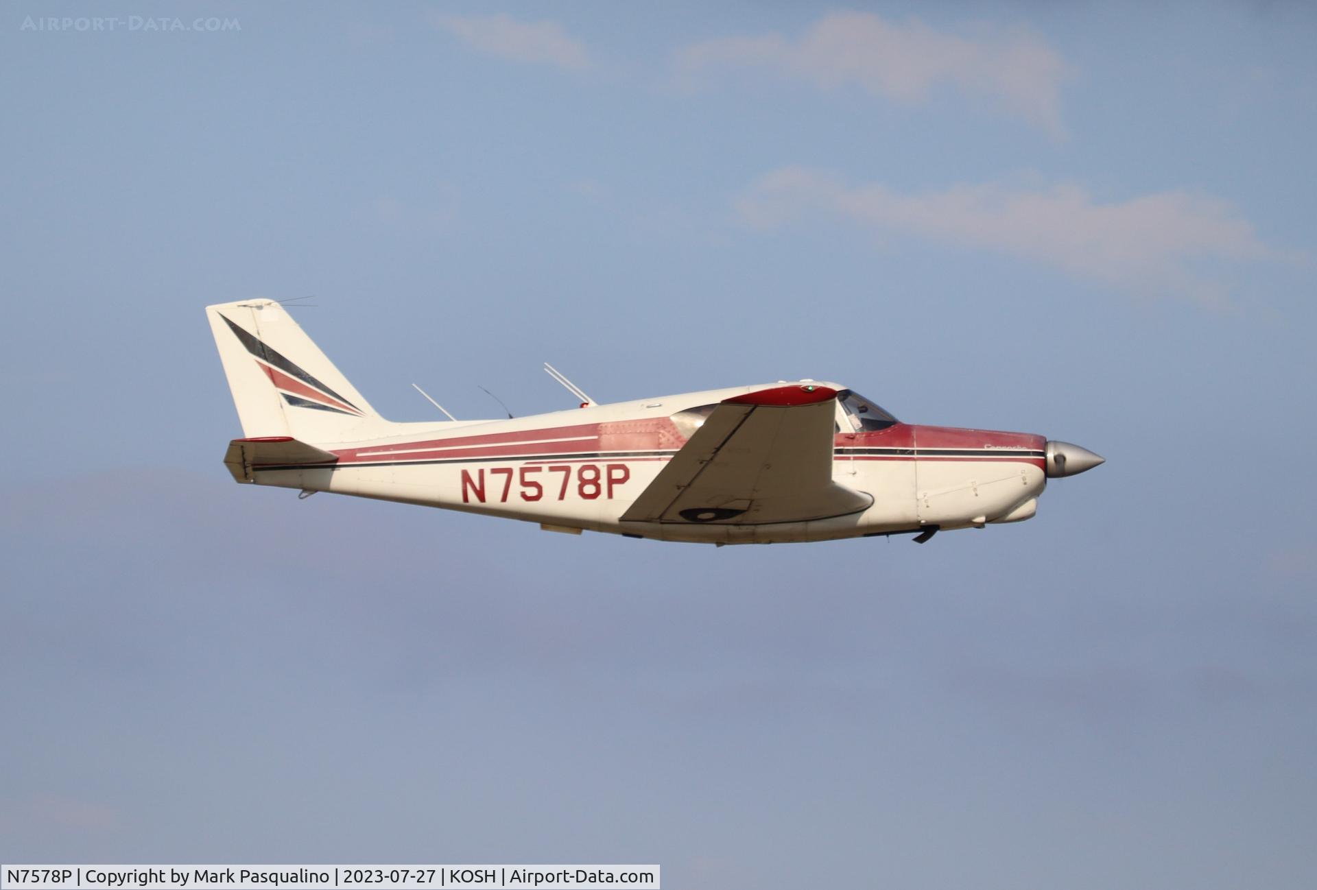 N7578P, 1961 Piper PA-24-180 Comanche C/N 24-2789, Piper PA-24-180
