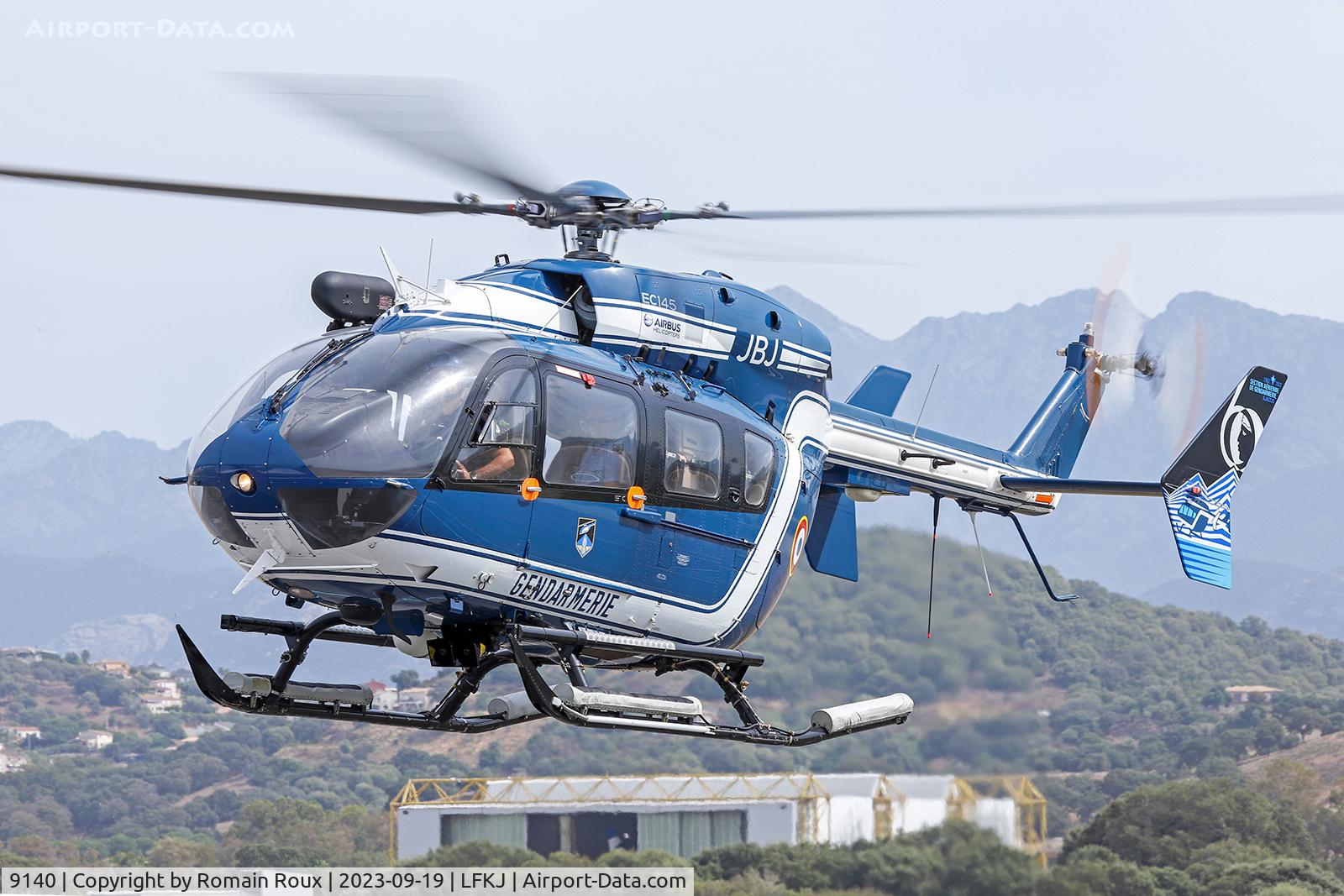 9140, Eurocopter-Kawasaki EC-145 (BK-117C-2) C/N 9140, 60 years of SAG Ajaccio