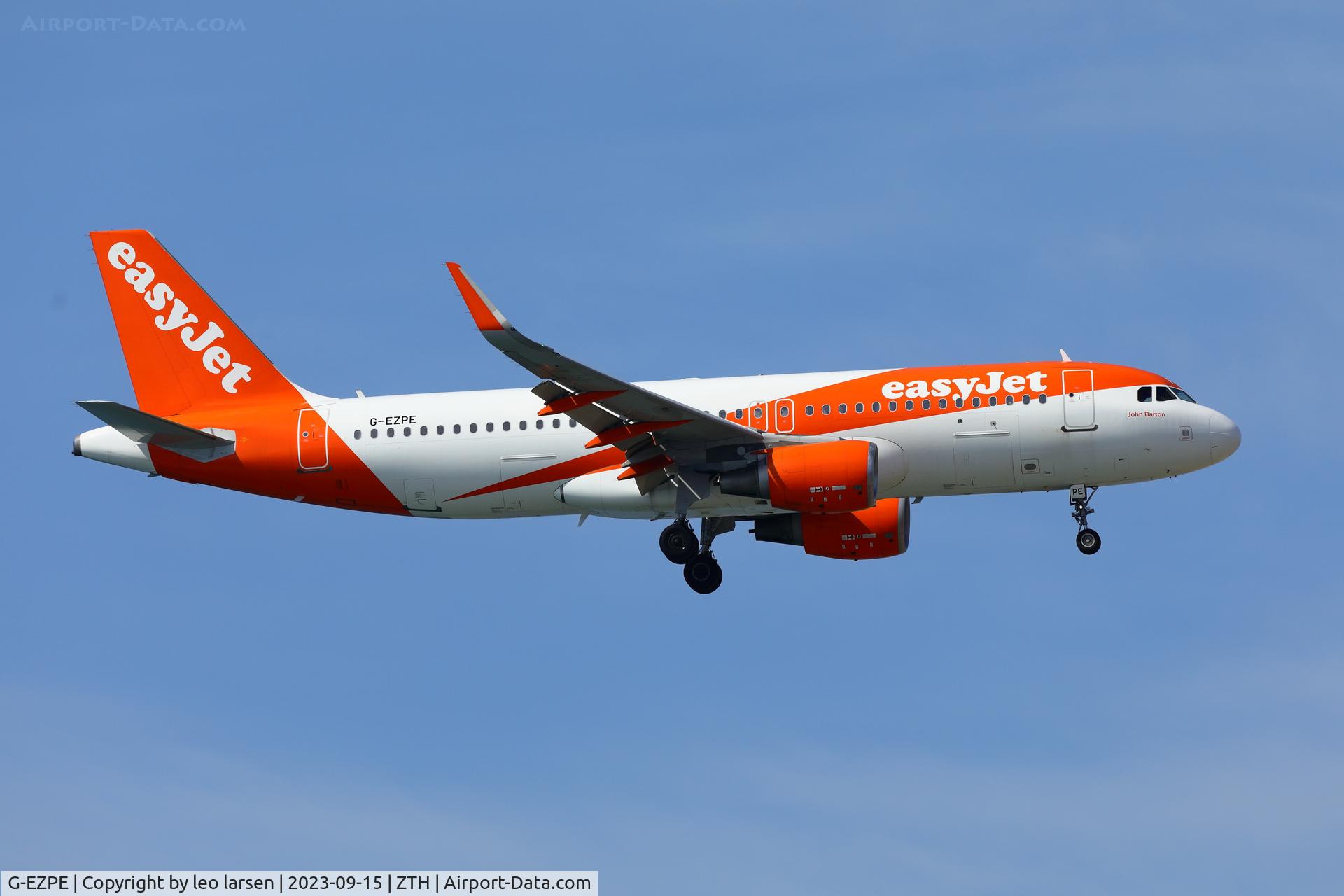 G-EZPE, 2015 Airbus A320-214 C/N 7044, ZTH 15.9.2023