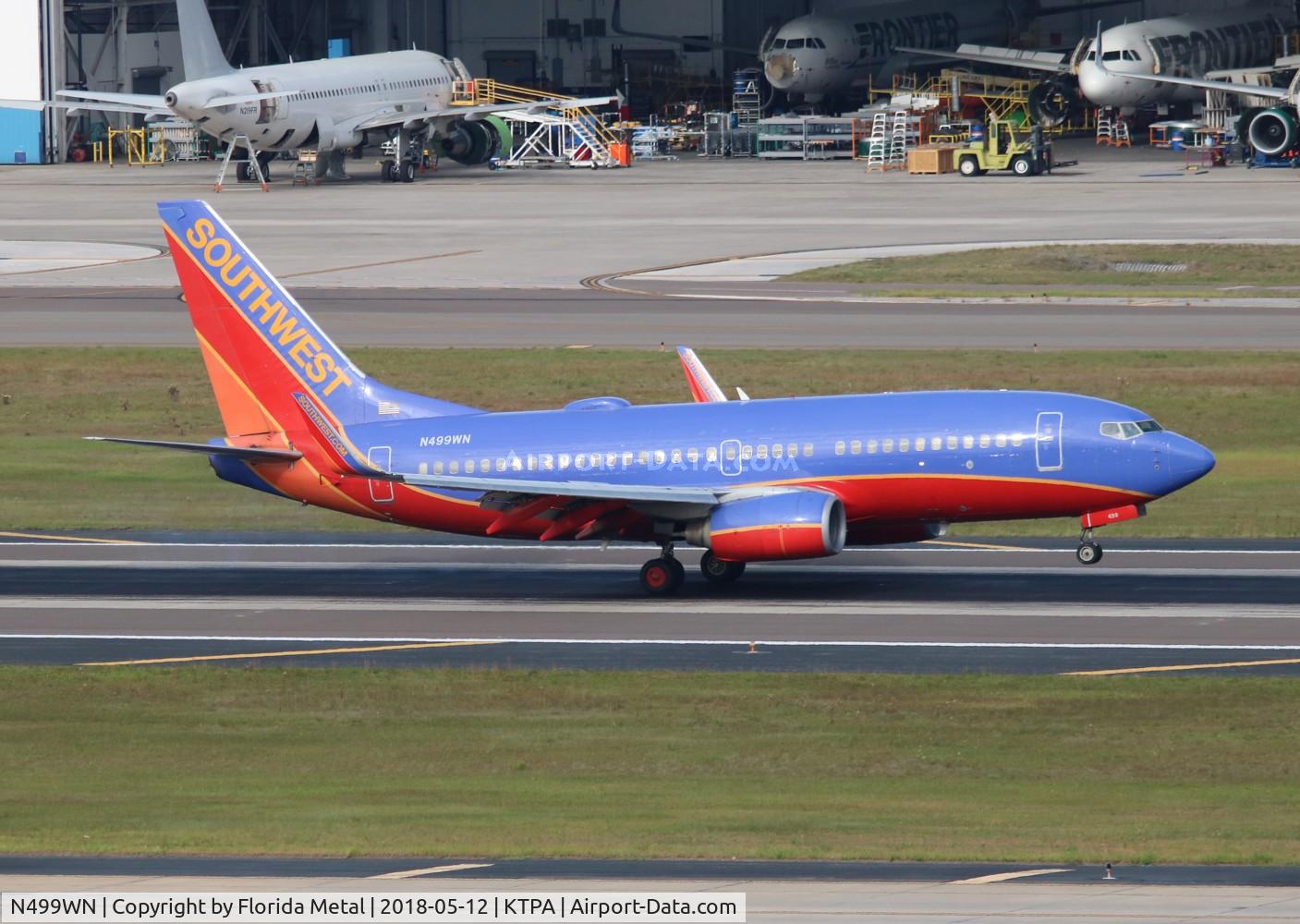 N499WN, 2005 Boeing 737-7H4 C/N 32481, SWA 737 oc zx IND-TPA