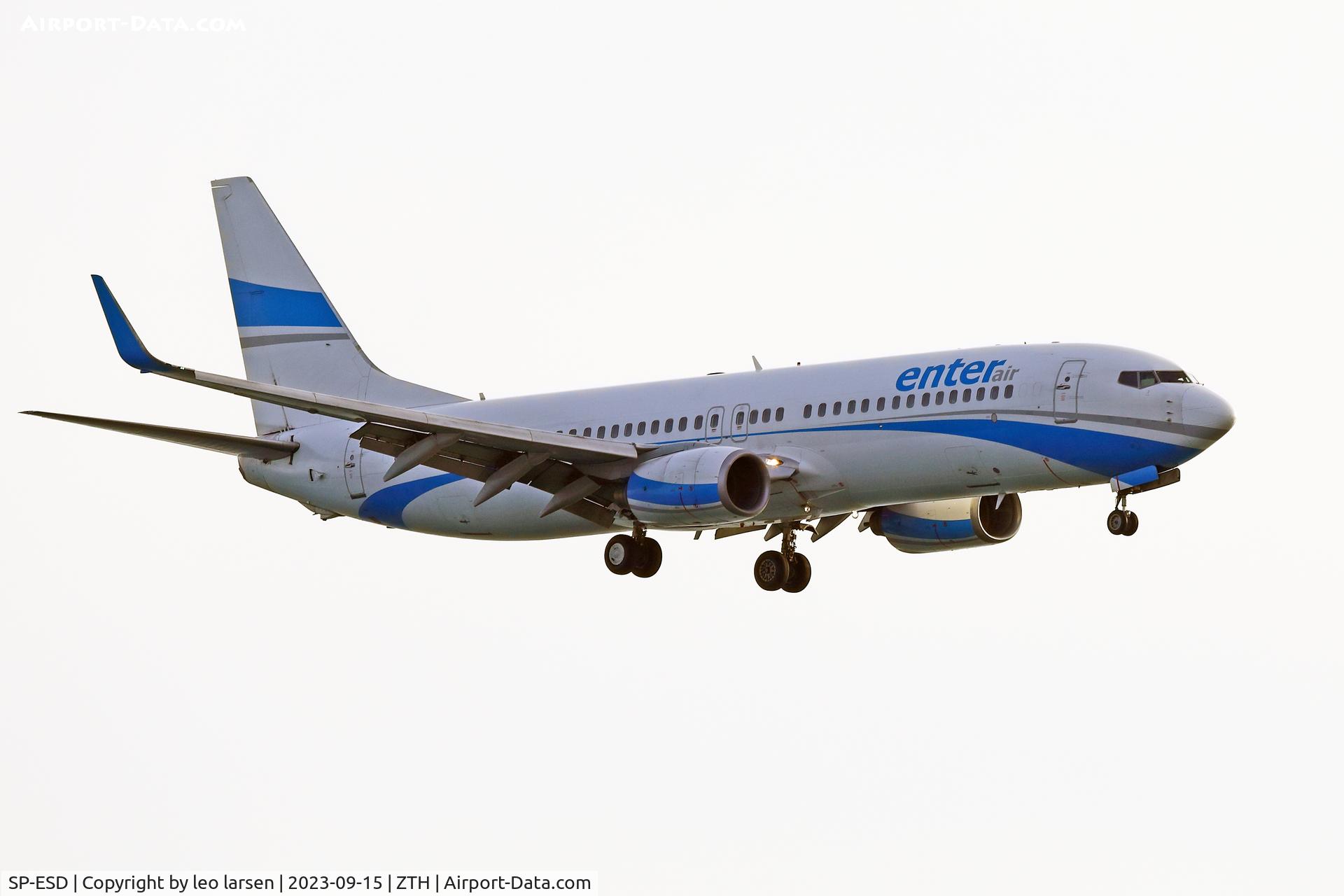 SP-ESD, 2002 Boeing 737-8AS C/N 29934, ZTH 15.9.2023