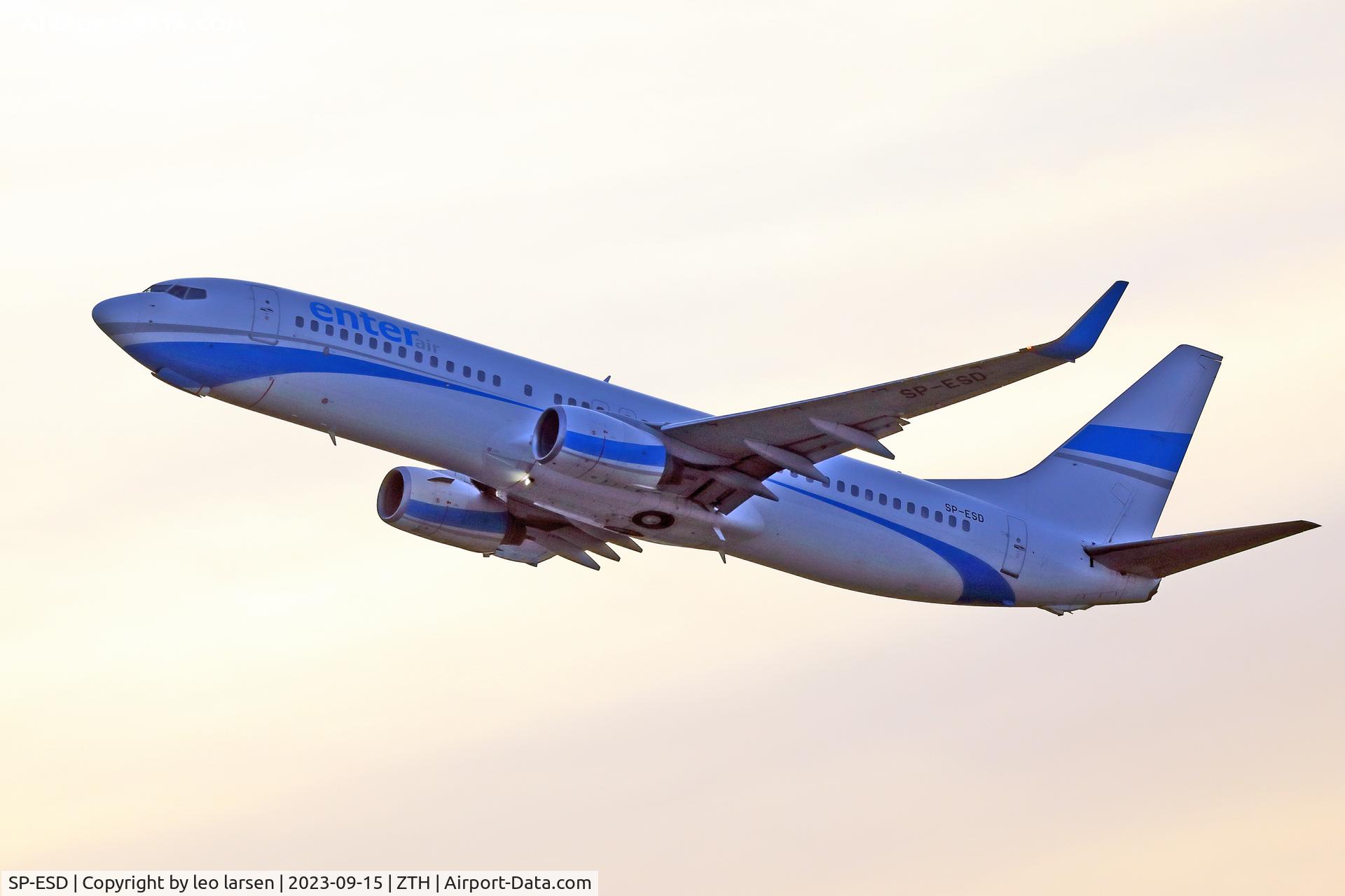 SP-ESD, 2002 Boeing 737-8AS C/N 29934, ZTH 13.9.2023