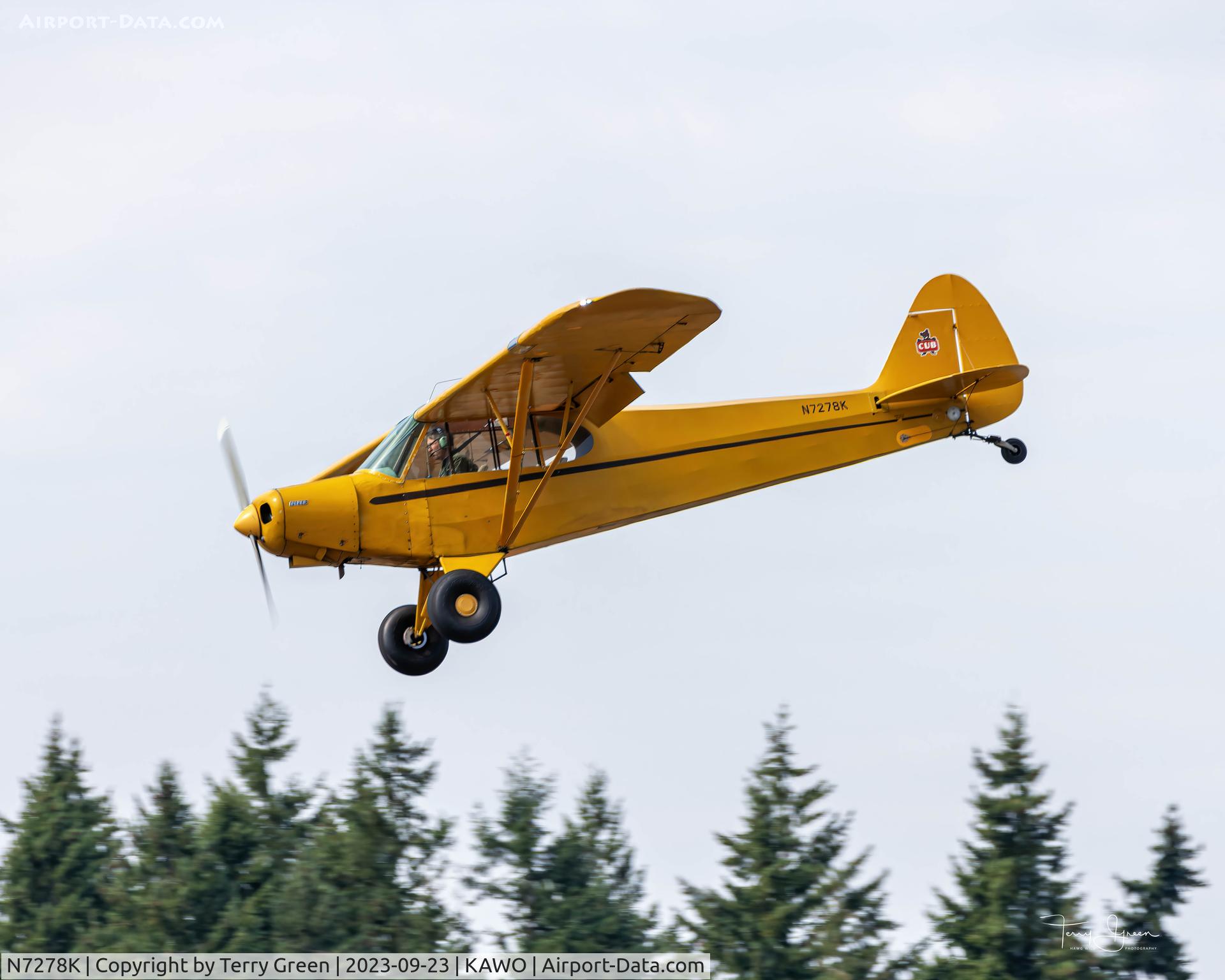 N7278K, 1950 Piper PA-18 C/N 18-185, KAWO