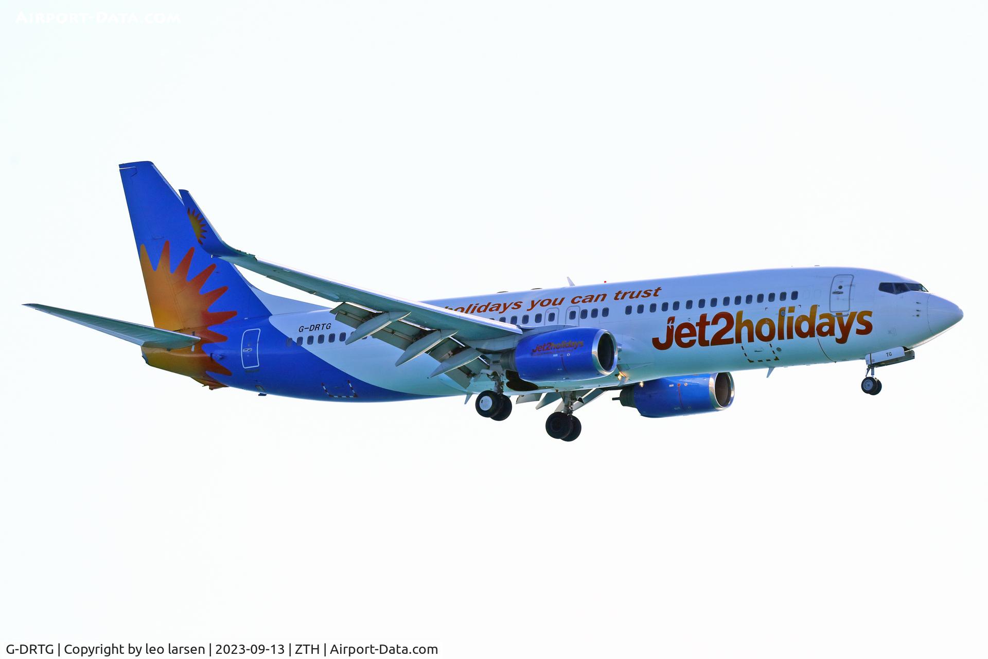 G-DRTG, 2006 Boeing 737-8BK C/N 33020, ZTH 13.9.2023
