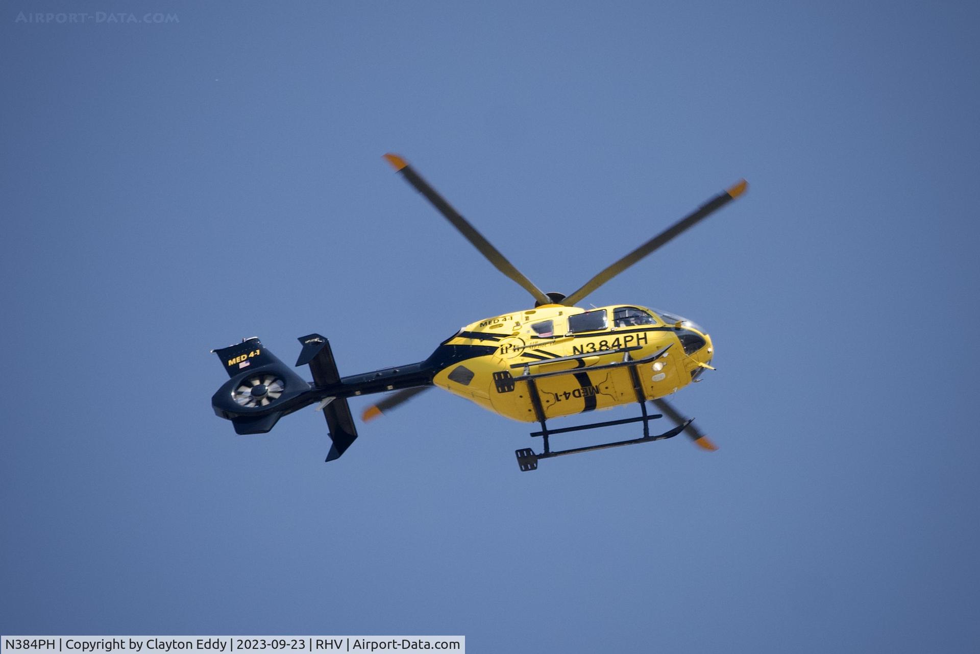 N384PH, 2008 Eurocopter EC-135P-2+ C/N 0653, Reid-Hillview Airport Community Day California 2023.