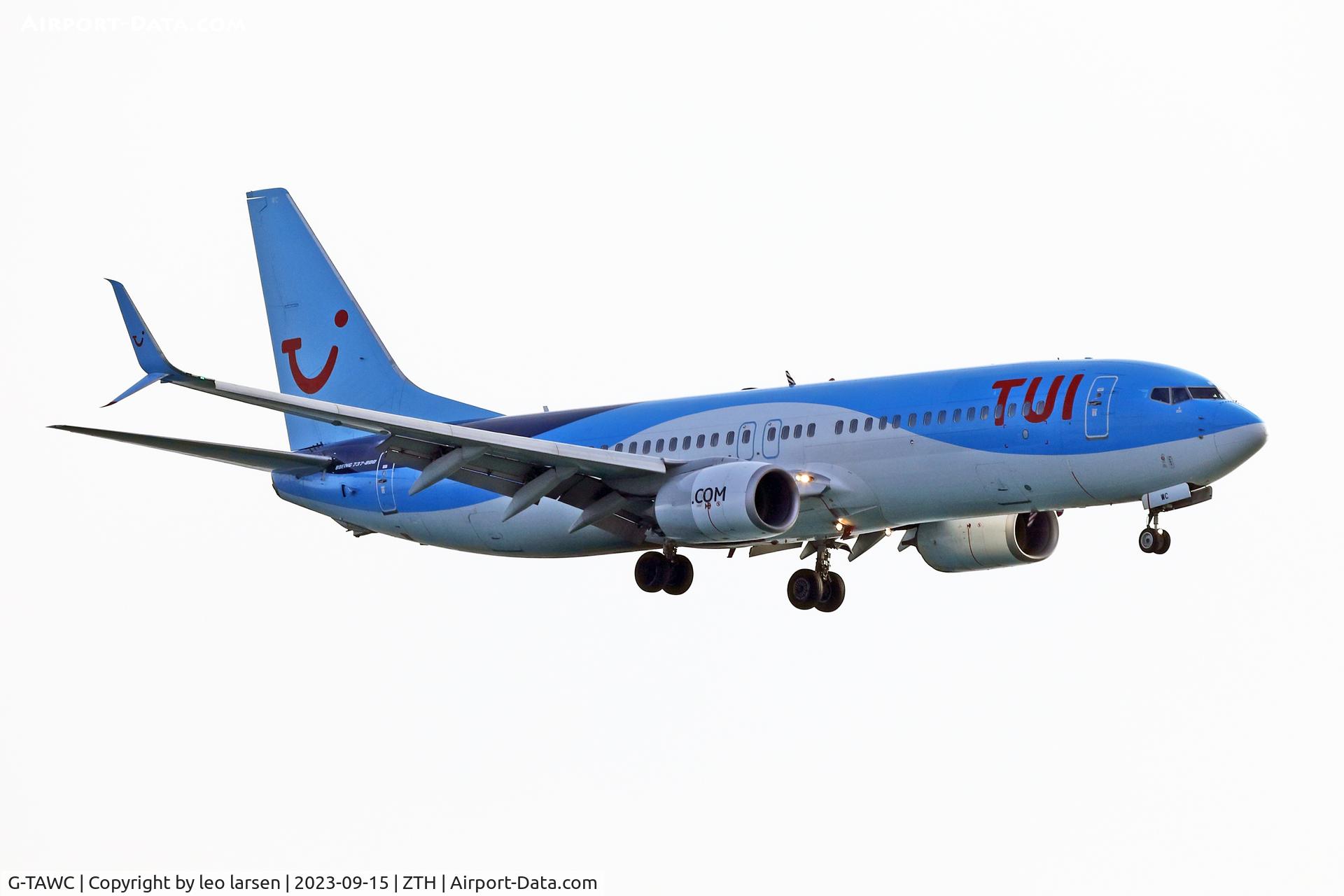 G-TAWC, 2012 Boeing 737-8K5 C/N 39922, ZTH 15.9.2023