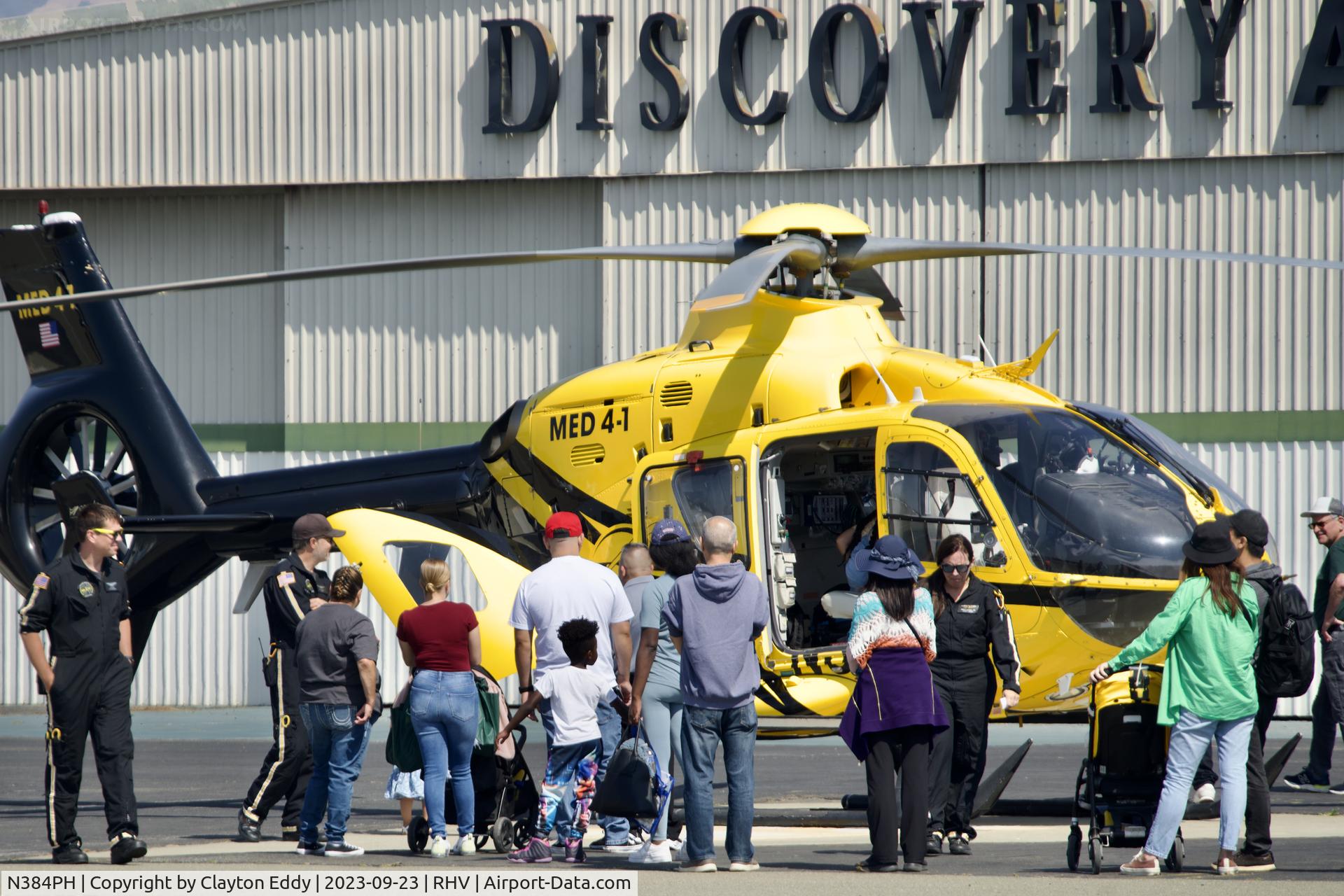 N384PH, 2008 Eurocopter EC-135P-2+ C/N 0653, Reid-Hillview Airport Community Day California 2023.