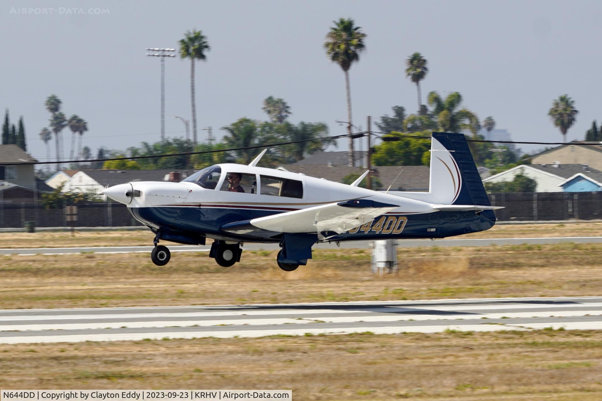 N644DD, 1978 Mooney M20J 201 C/N 24-0664, Reid-Hillview Airport Community Day California 2023.