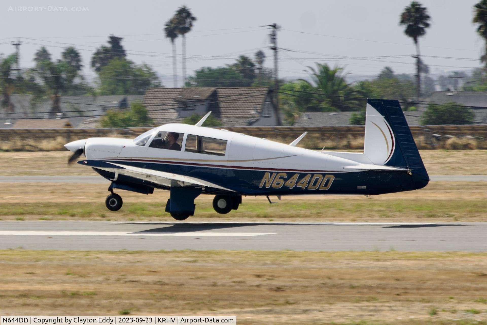 N644DD, 1978 Mooney M20J 201 C/N 24-0664, Reid-Hillview Airport Community Day California 2023.