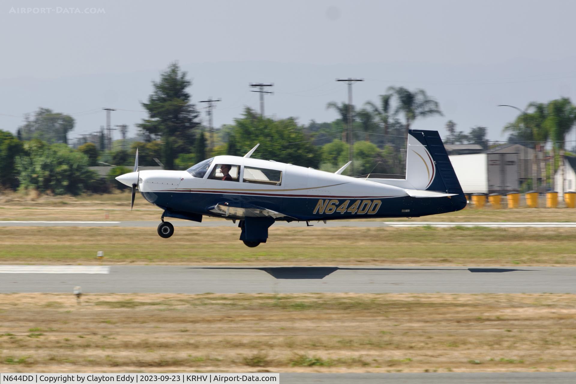 N644DD, 1978 Mooney M20J 201 C/N 24-0664, Reid-Hillview Airport Community Day California 2023.