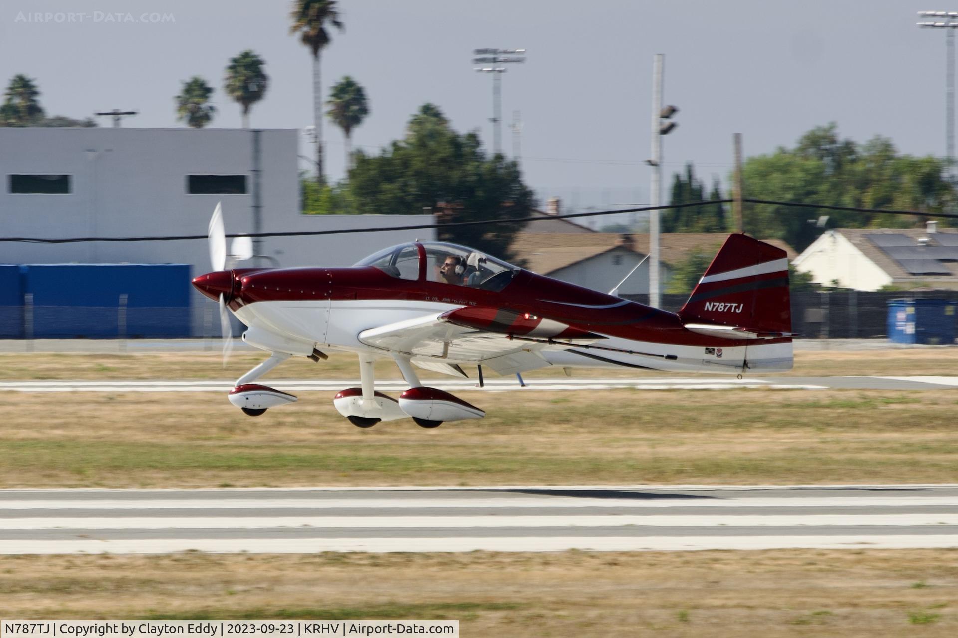 N787TJ, 2017 Tate John RV-6A C/N 60124, Reid-Hillview Airport Community Day California 2023.
