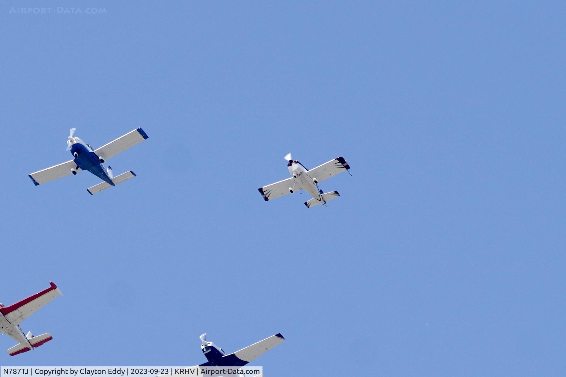 N787TJ, 2017 Tate John RV-6A C/N 60124, Reid-Hillview Airport Community Day California 2023.