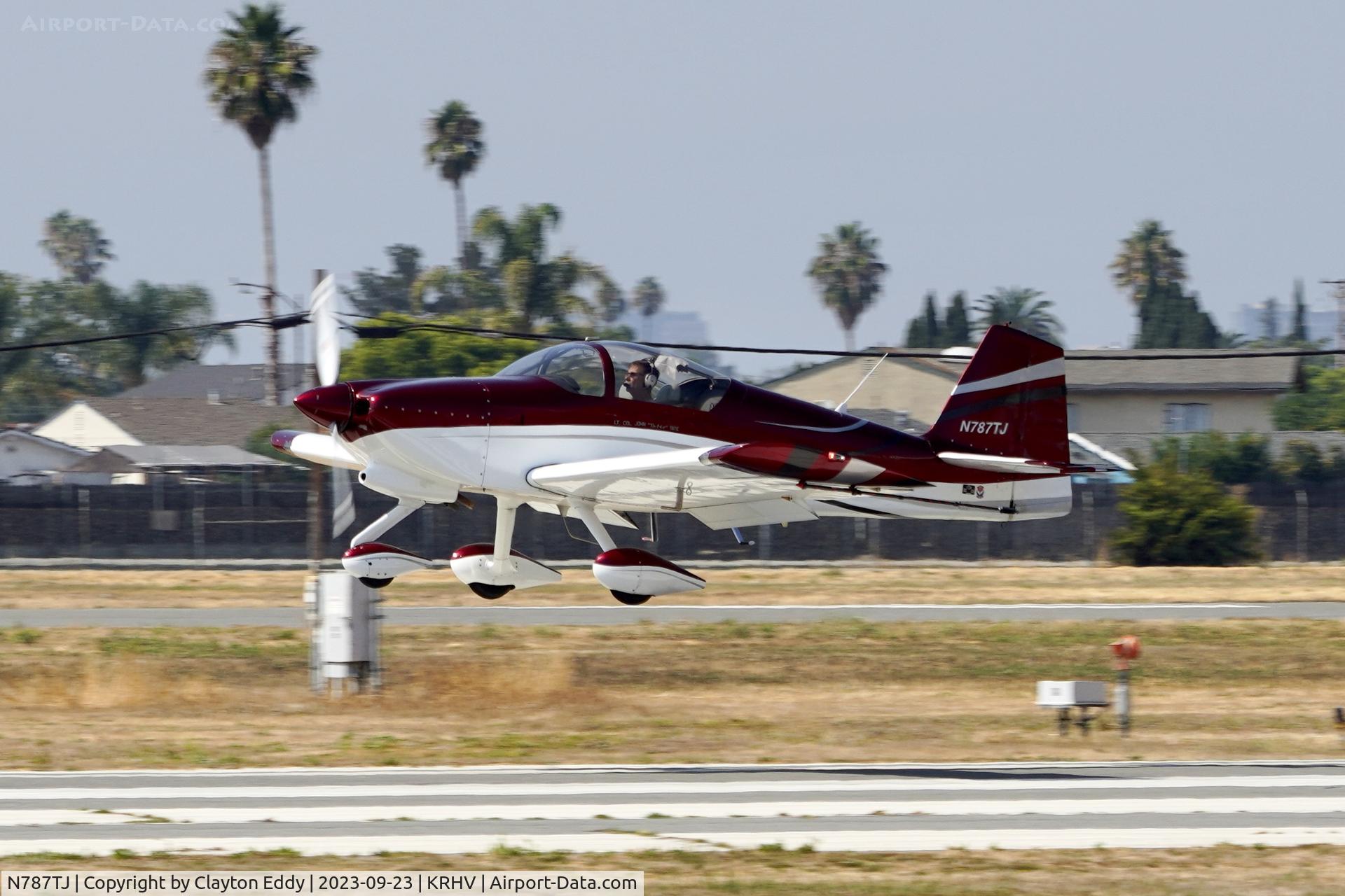 N787TJ, 2017 Tate John RV-6A C/N 60124, Reid-Hillview Airport Community Day California 2023.