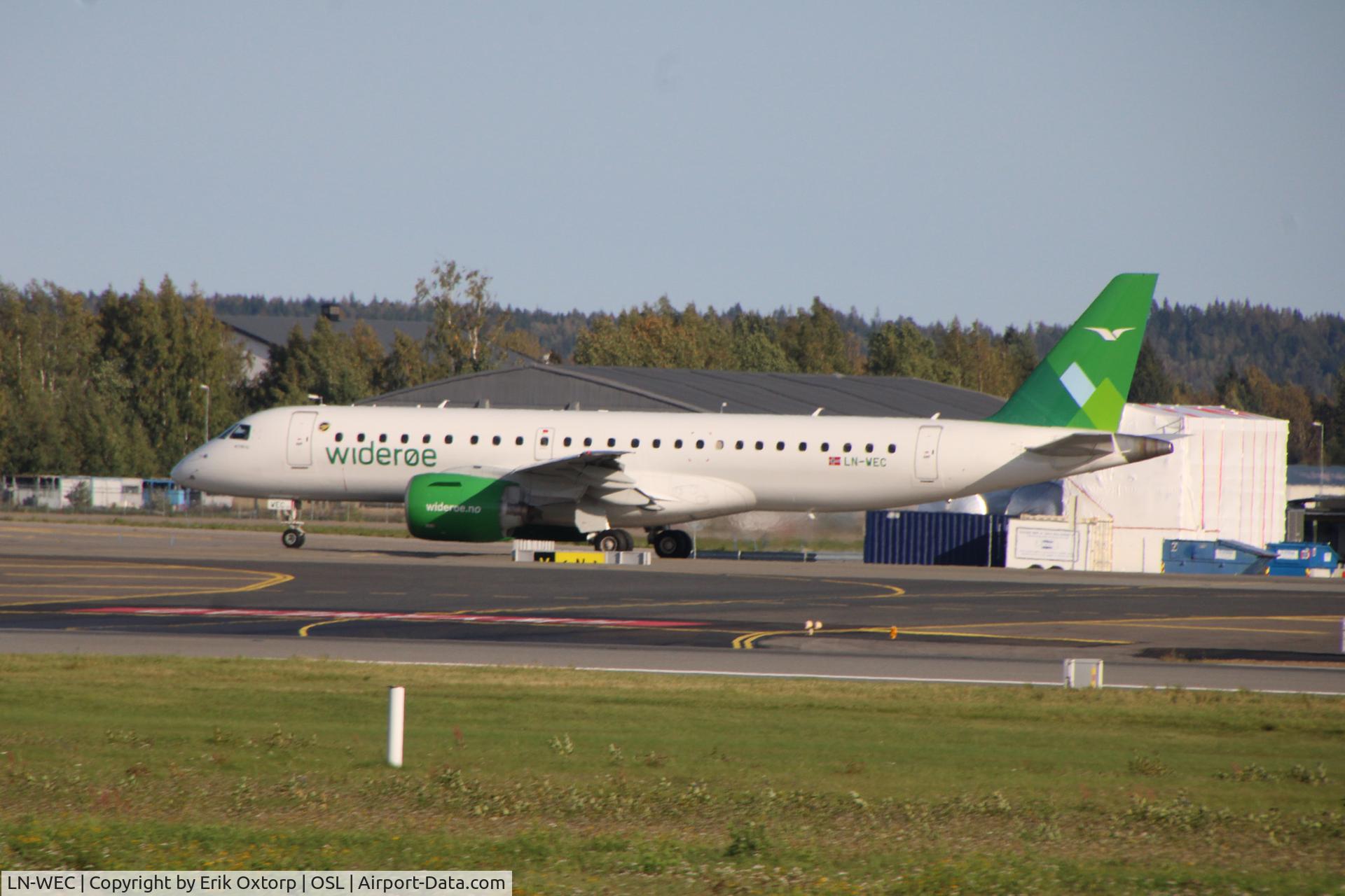 LN-WEC, 2018 Embraer 190-E2 (ERJ-190-300) C/N 19020011, LN-WEC in OSL