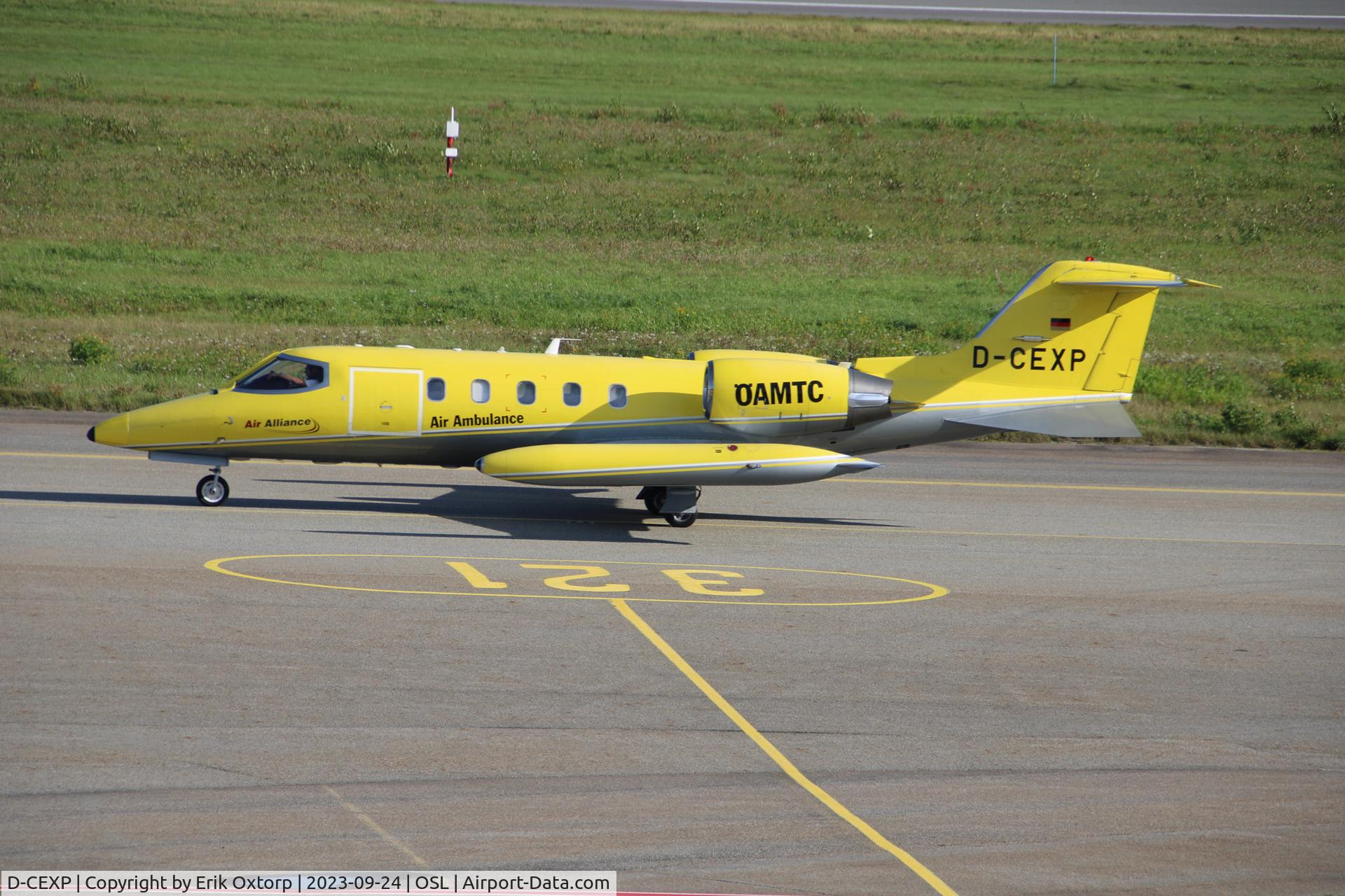 D-CEXP, 1986 Gates Learjet 35A C/N 616, D-CEXP in OSL