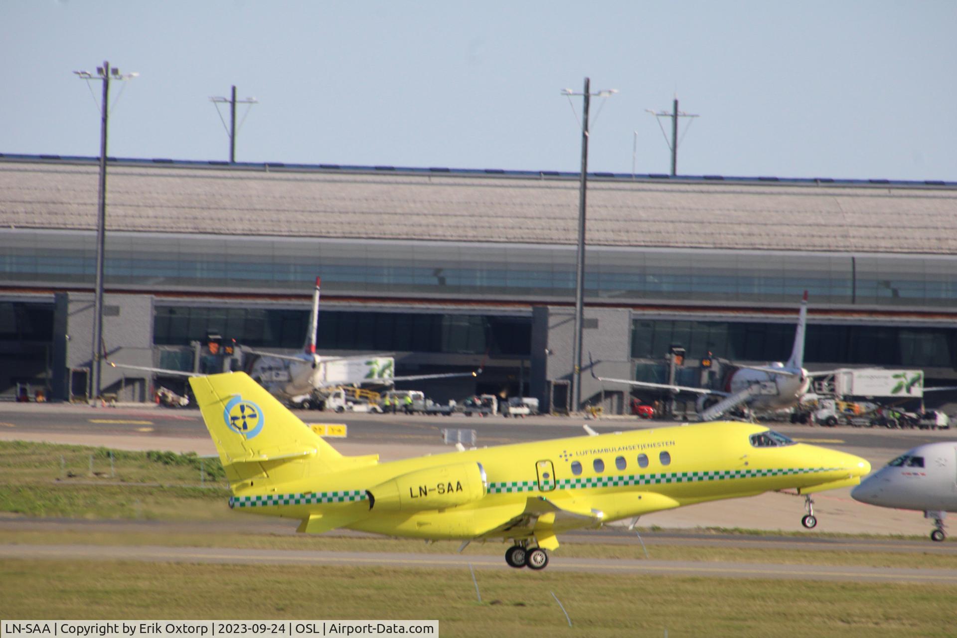 LN-SAA, 2018 Cessna 680A Citation Latitude C/N 680A-0155, LN-SAA taking off OSL