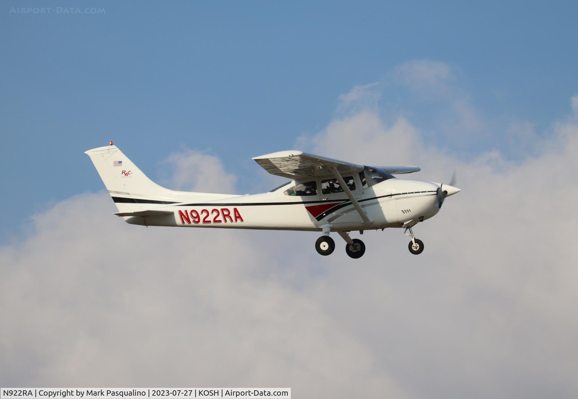 N922RA, 1973 Cessna 182P Skylane C/N 18262609, Cessna 182P