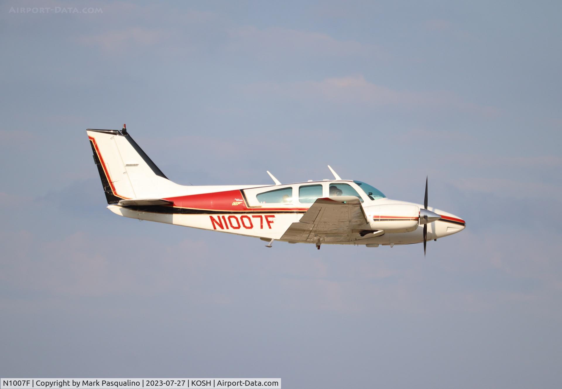 N1007F, 1968 Beech 95-B55 (T42A) Baron C/N TC-1163, Beech B55