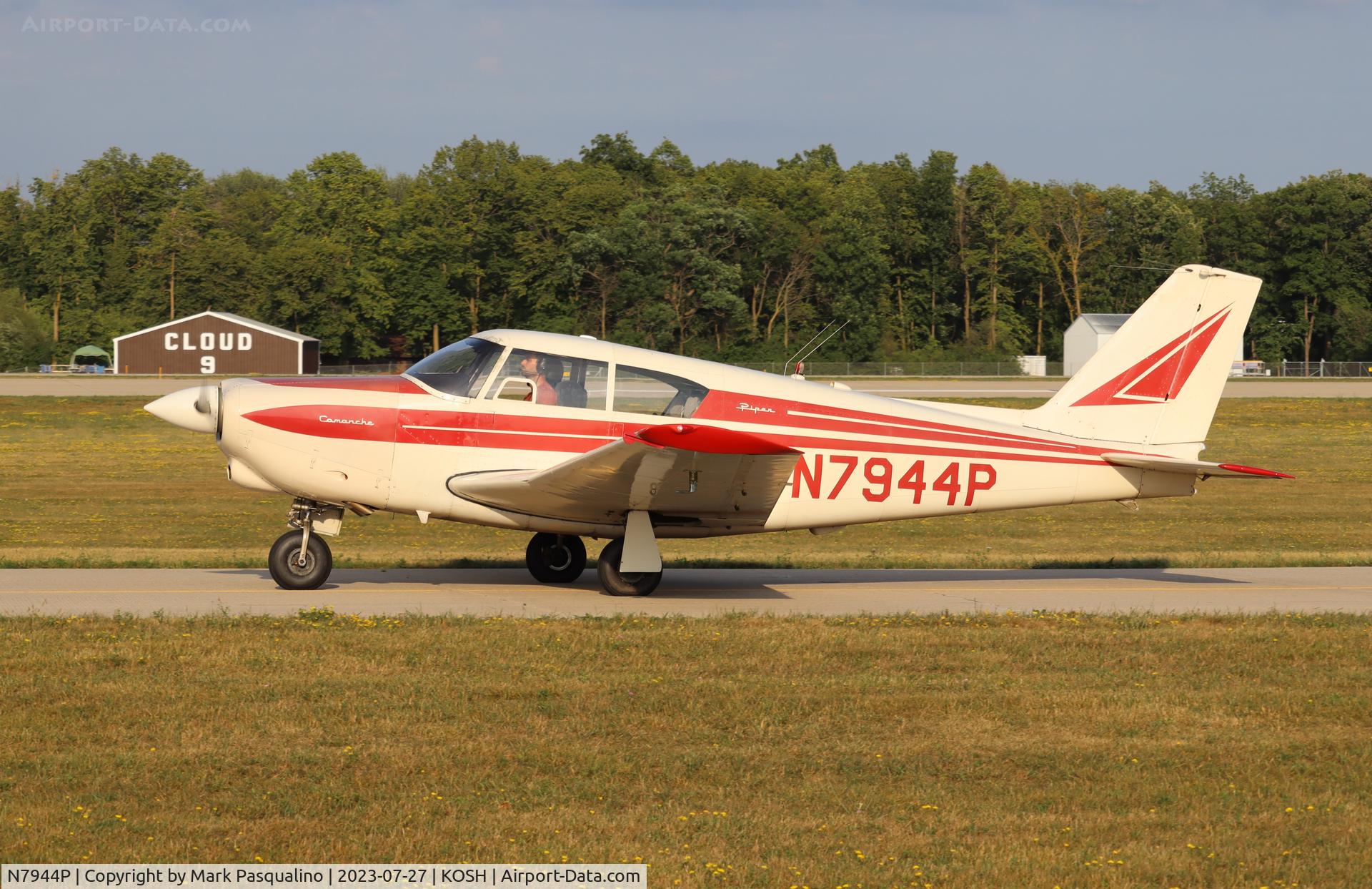 N7944P, 1962 Piper PA-24-180 Comanche C/N 24-3180, Piper PA-24-180