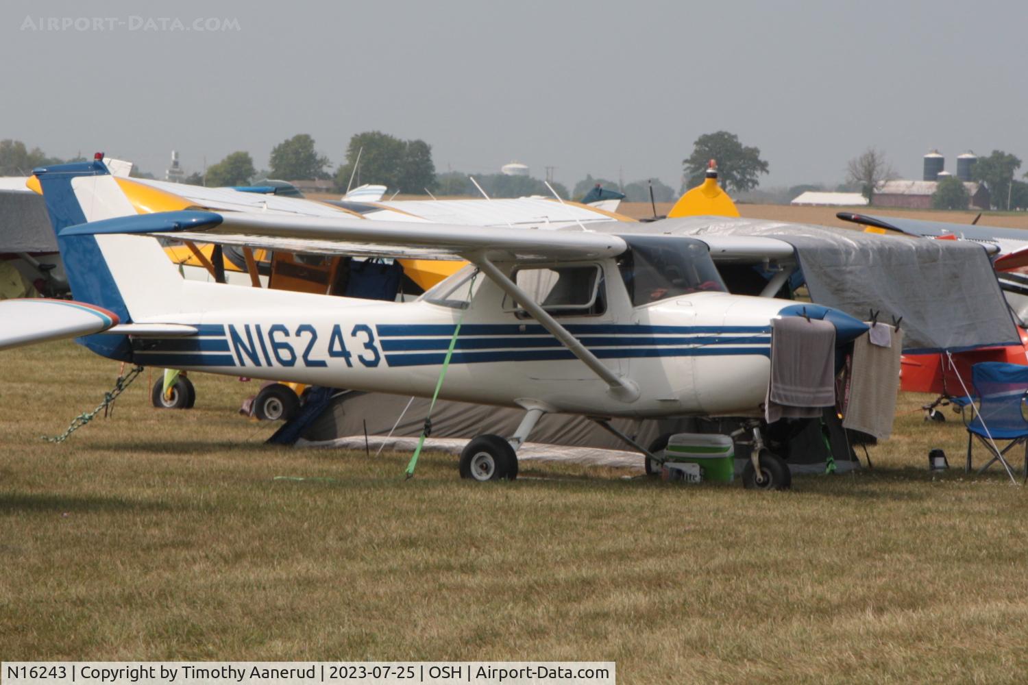 N16243, 1972 Cessna 150L C/N 15073567, 1972 Cessna 150L, c/n: 15073567. AirVenture 2023