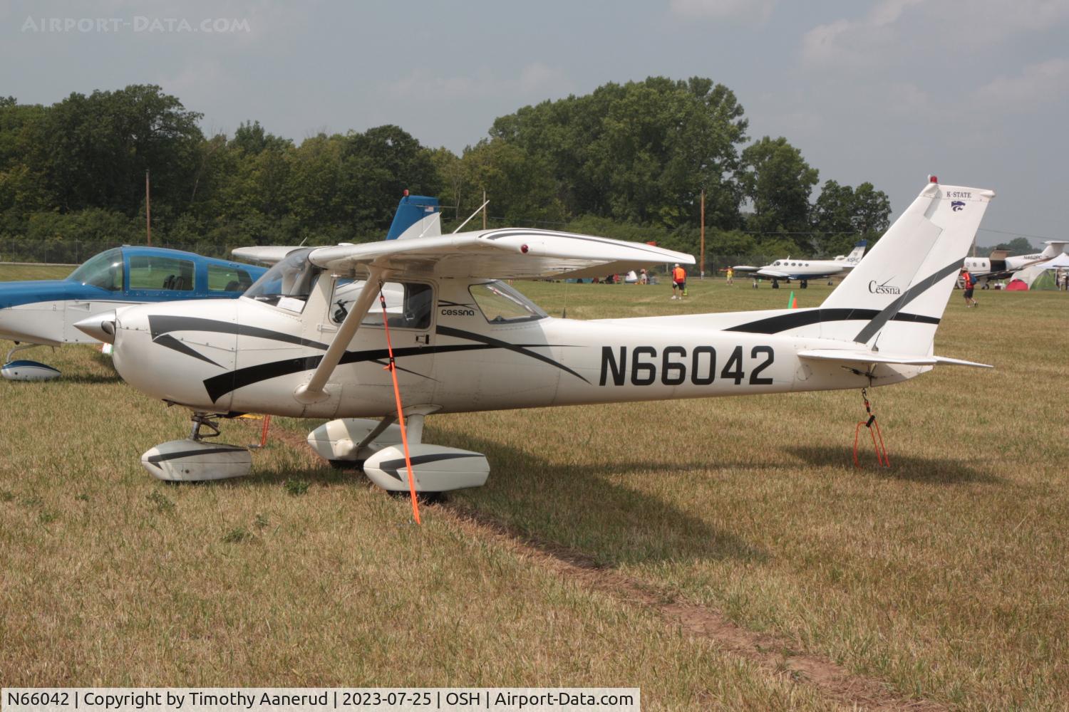 N66042, 1974 Cessna 150M C/N 15075795, 1974 Cessna 150M, c/n: 15075795. AirVenture 2023