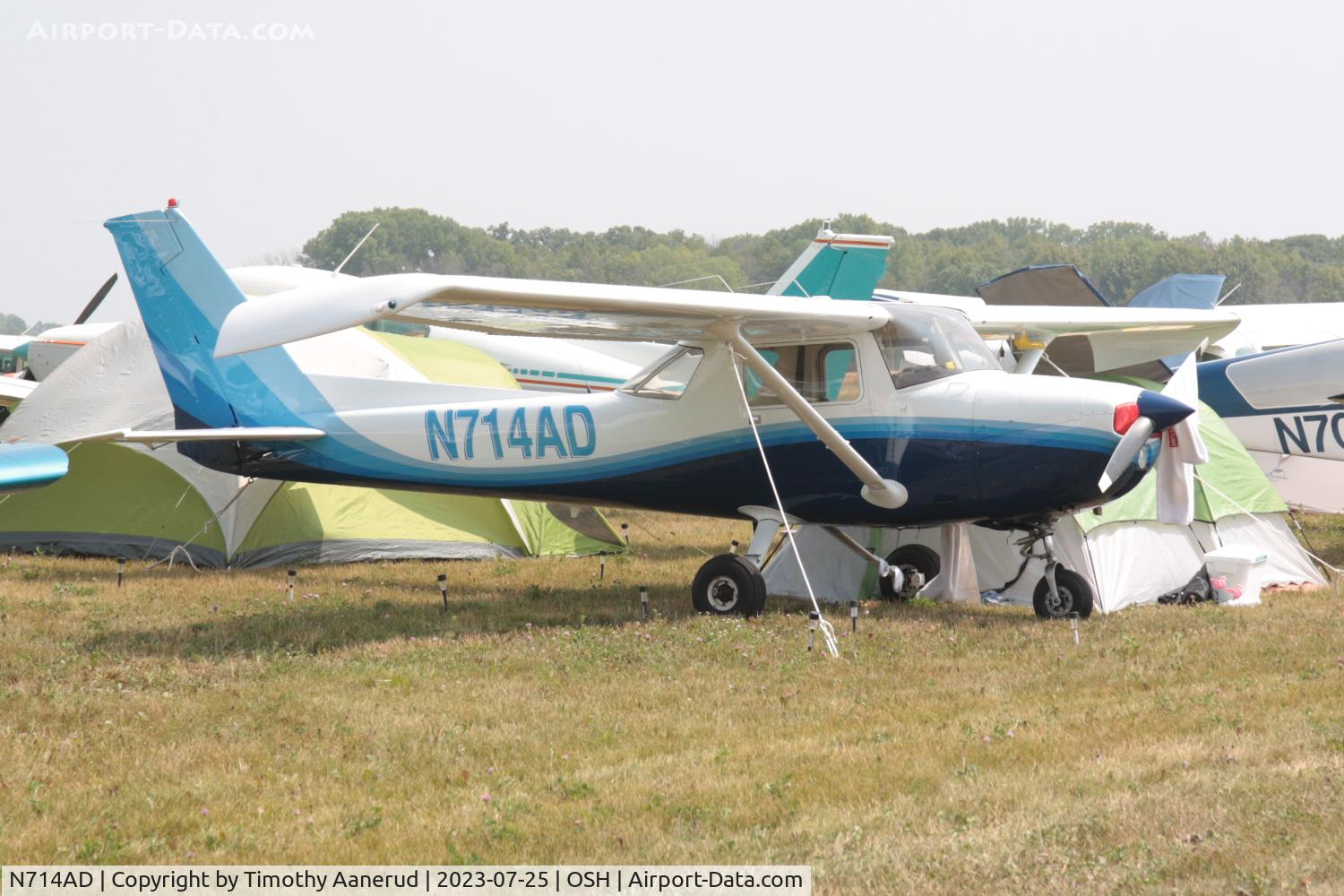 N714AD, 1976 Cessna 150M C/N 15079019, 1976 Cessna 150M, c/n: 15079019. AirVenture 2023