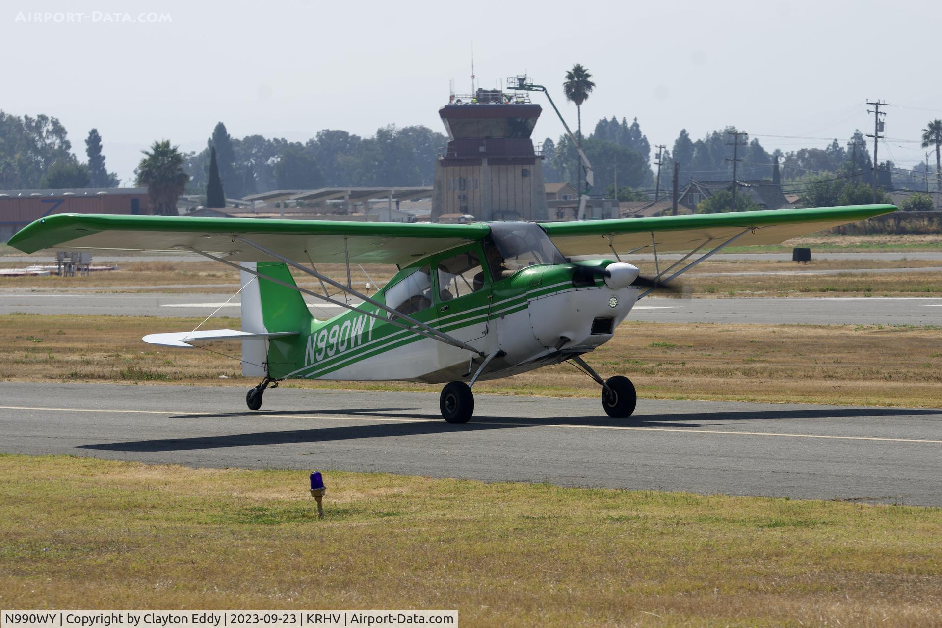 N990WY, 1976 Bellanca 7ECA Citabria C/N 1168-76, Reid-Hillview Airport Comminity Day California 2023.