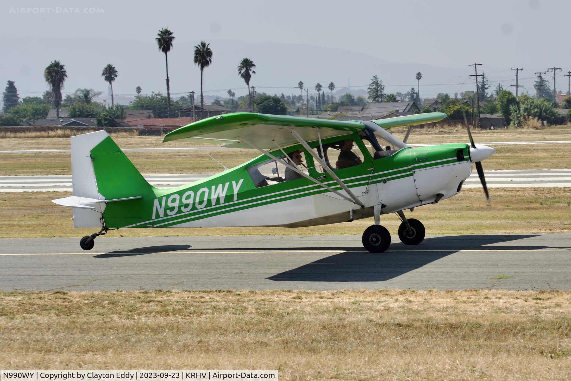 N990WY, 1976 Bellanca 7ECA Citabria C/N 1168-76, Reid-Hillview Airport Comminity Day California 2023.