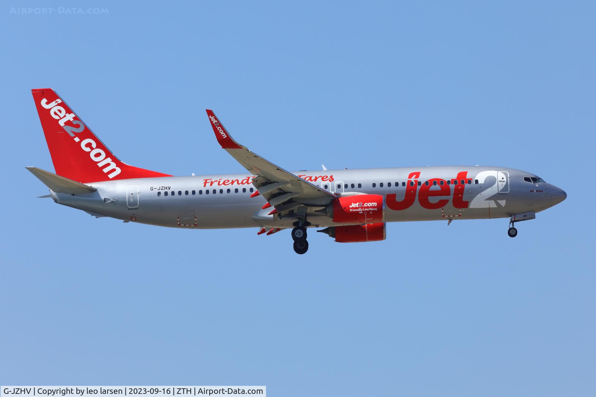 G-JZHV, 2017 Boeing 737-8MG C/N 63152, ZTH 16.9.2023