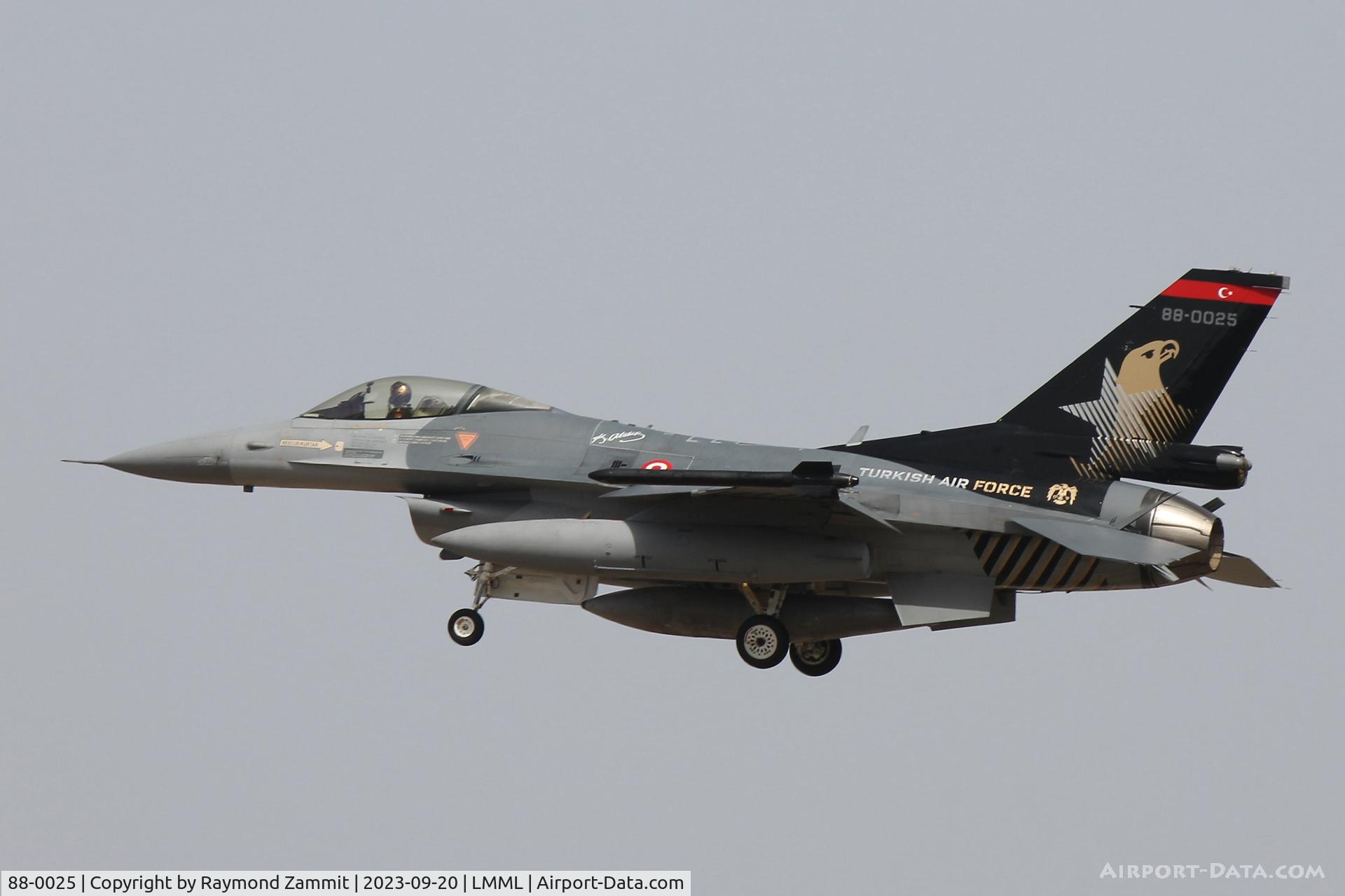 88-0025, TAI (Turkish Aerospace Industries) F-16C Fighting Falcon C/N 4R-27, TAI F-16C 88-0025 Turkish Air Force