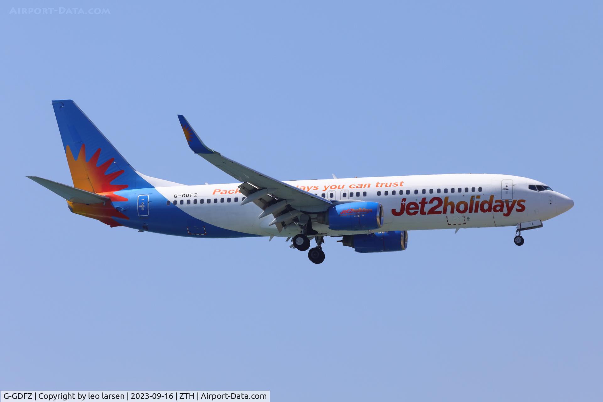G-GDFZ, 2001 Boeing 737-86Q C/N 30276, ZTH 16.9.2023-