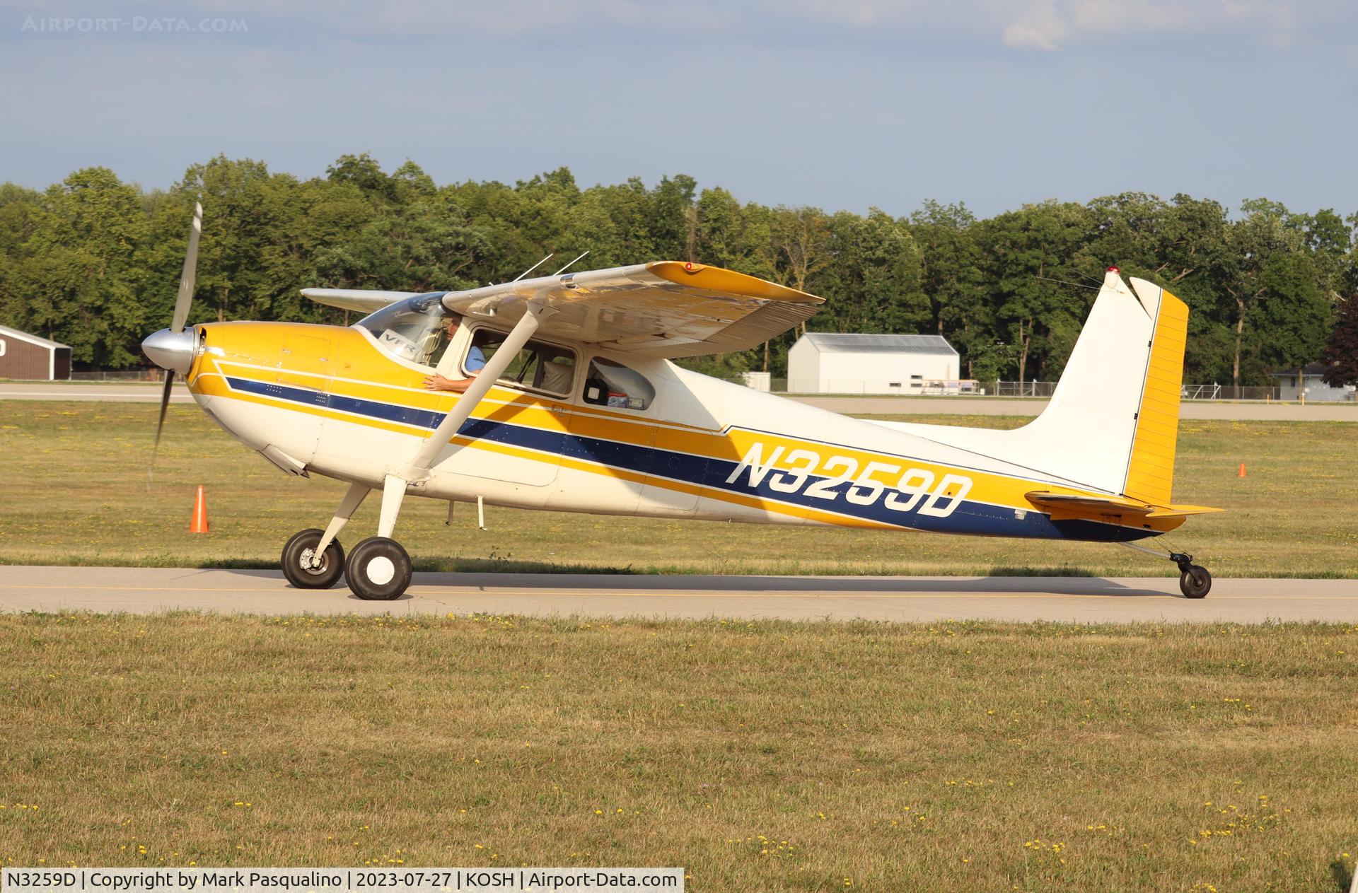 N3259D, 1955 Cessna 180 C/N 32057, Cessna 180
