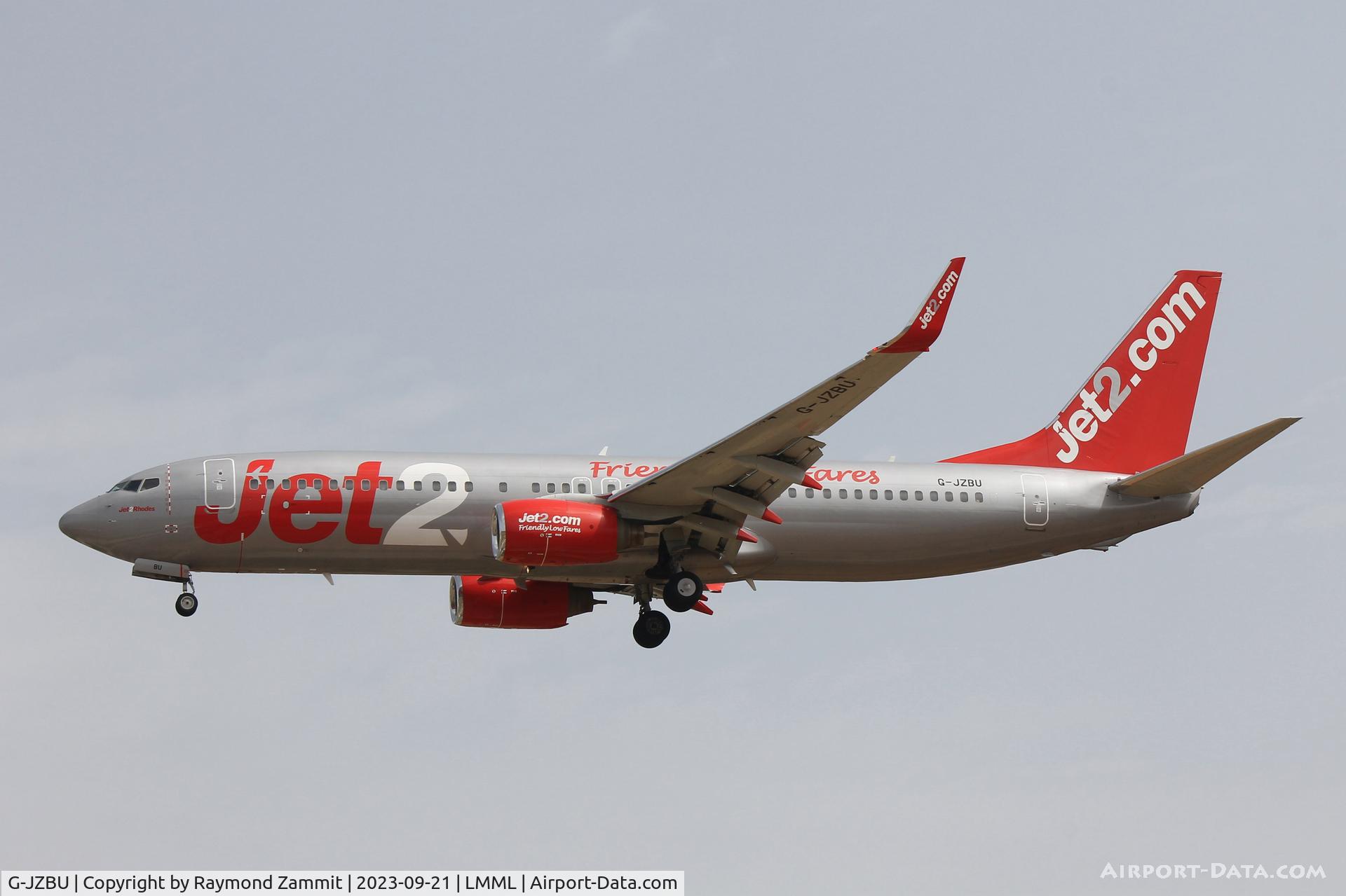 G-JZBU, 2008 Boeing 737-85P C/N 35706, B737-800 G-JZBU Jet2Com