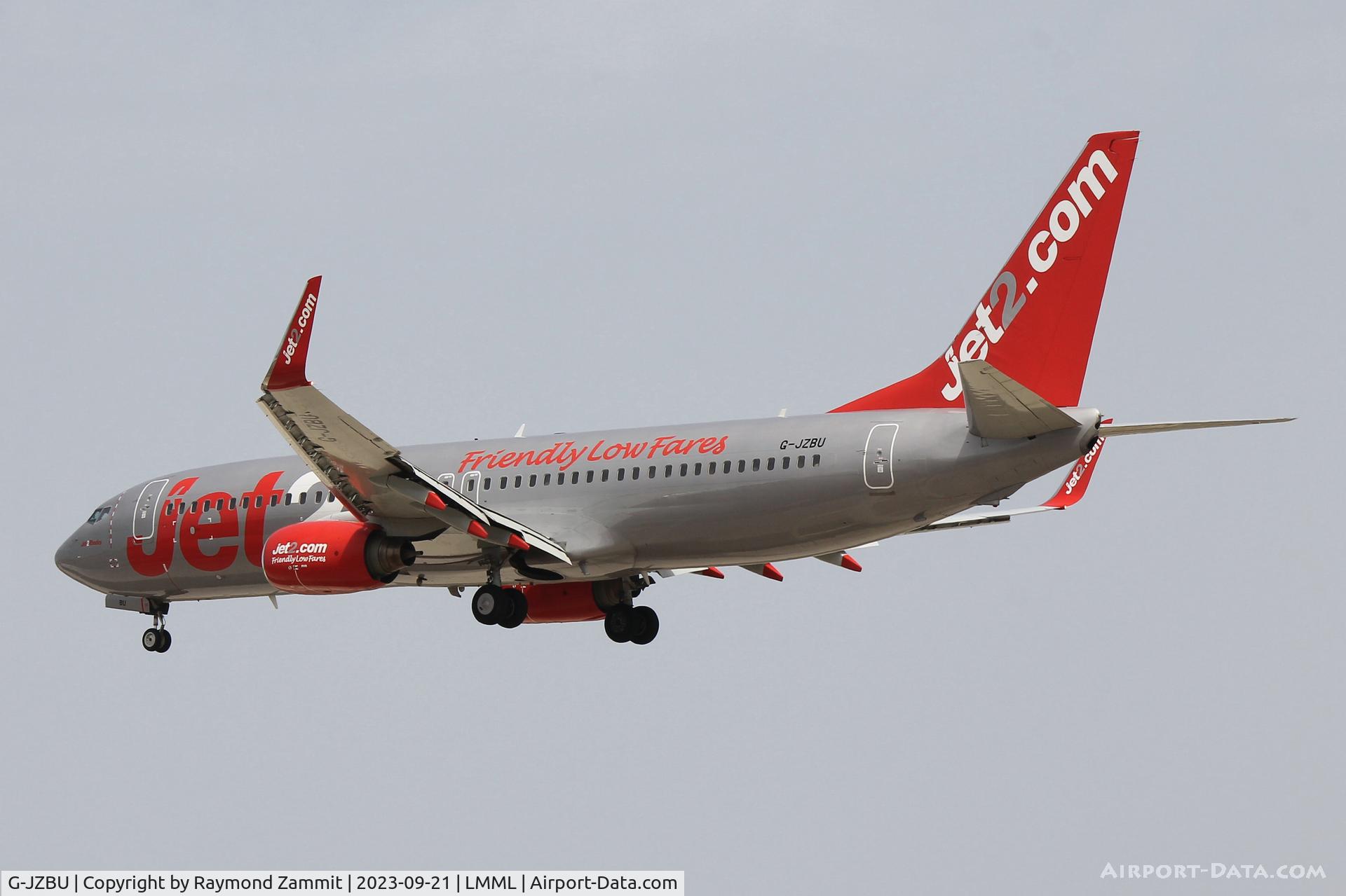 G-JZBU, 2008 Boeing 737-85P C/N 35706, B737-800 G-JZBU Jet2Com