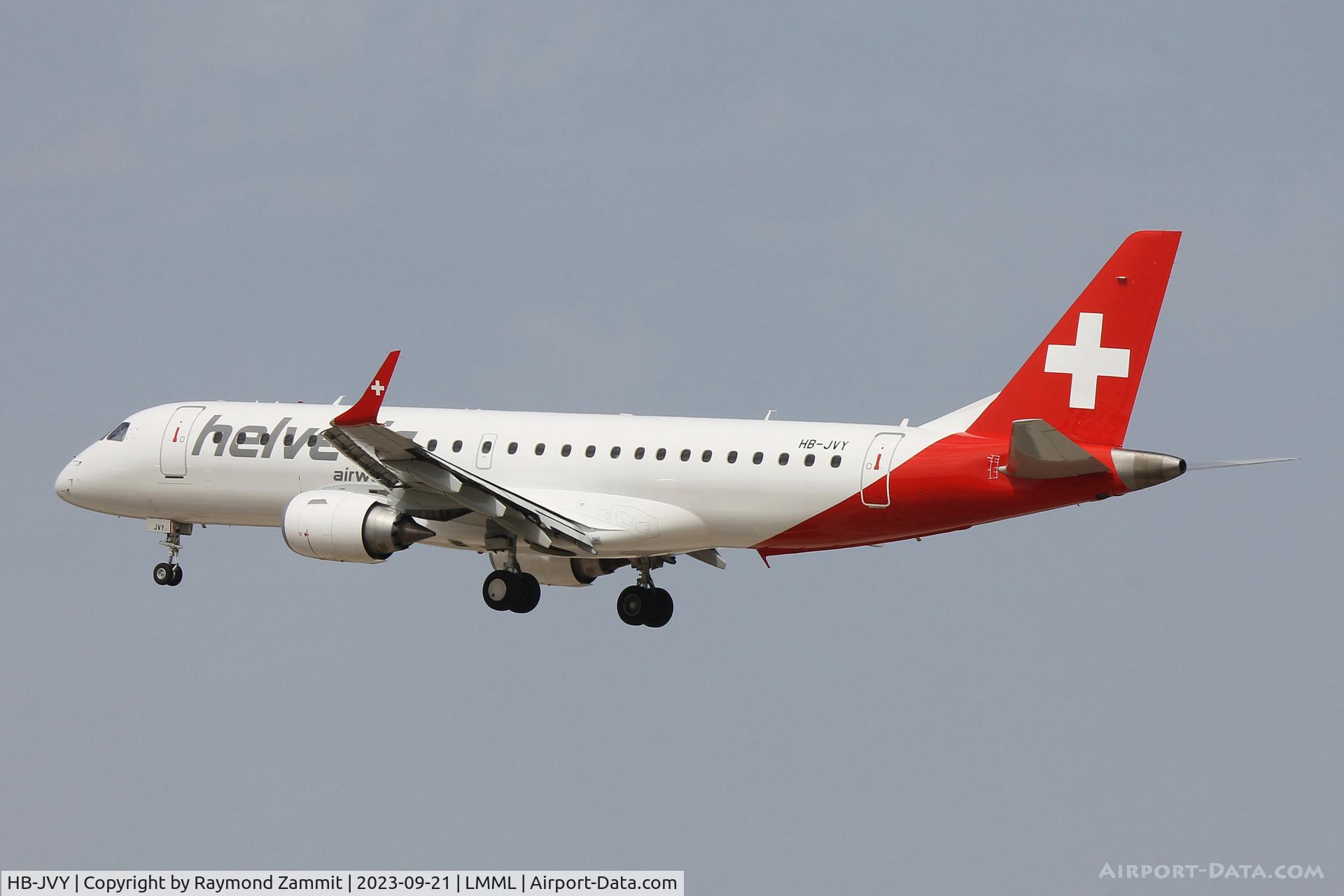 HB-JVY, 2013 Embraer 190STD (ERJ-190-100STD) C/N 19000603, Embraer 190STD HB-JVY Helvetic Airways