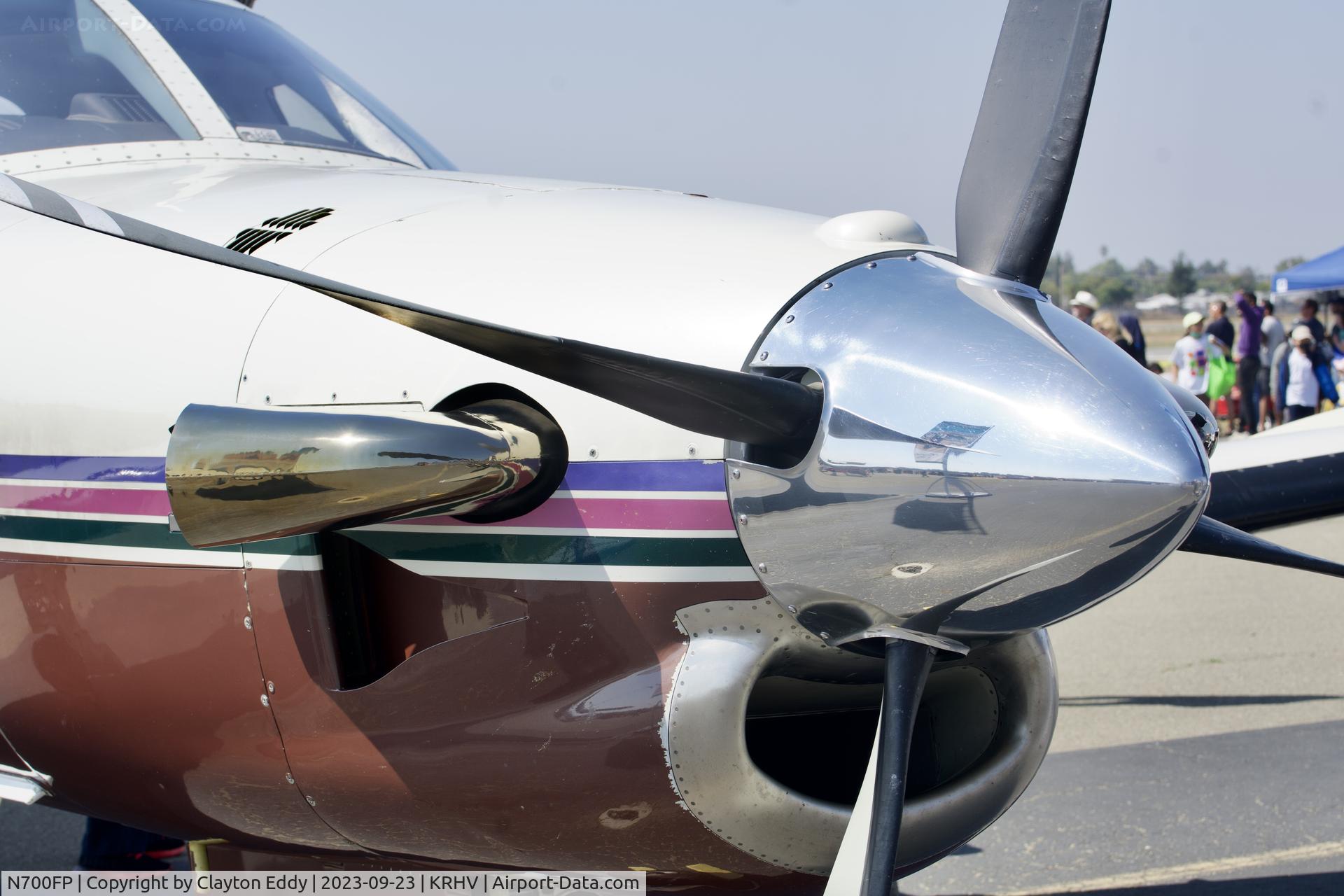 N700FP, 1999 Socata TBM-700A C/N 142, Reid-Hillview Airport Community Day California 2023.