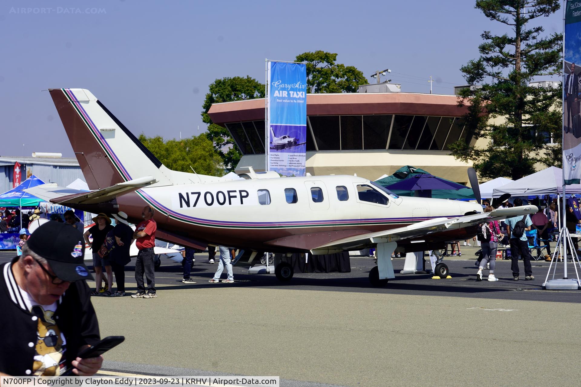 N700FP, 1999 Socata TBM-700A C/N 142, Reid-Hillview Airport Community Day California 2023.