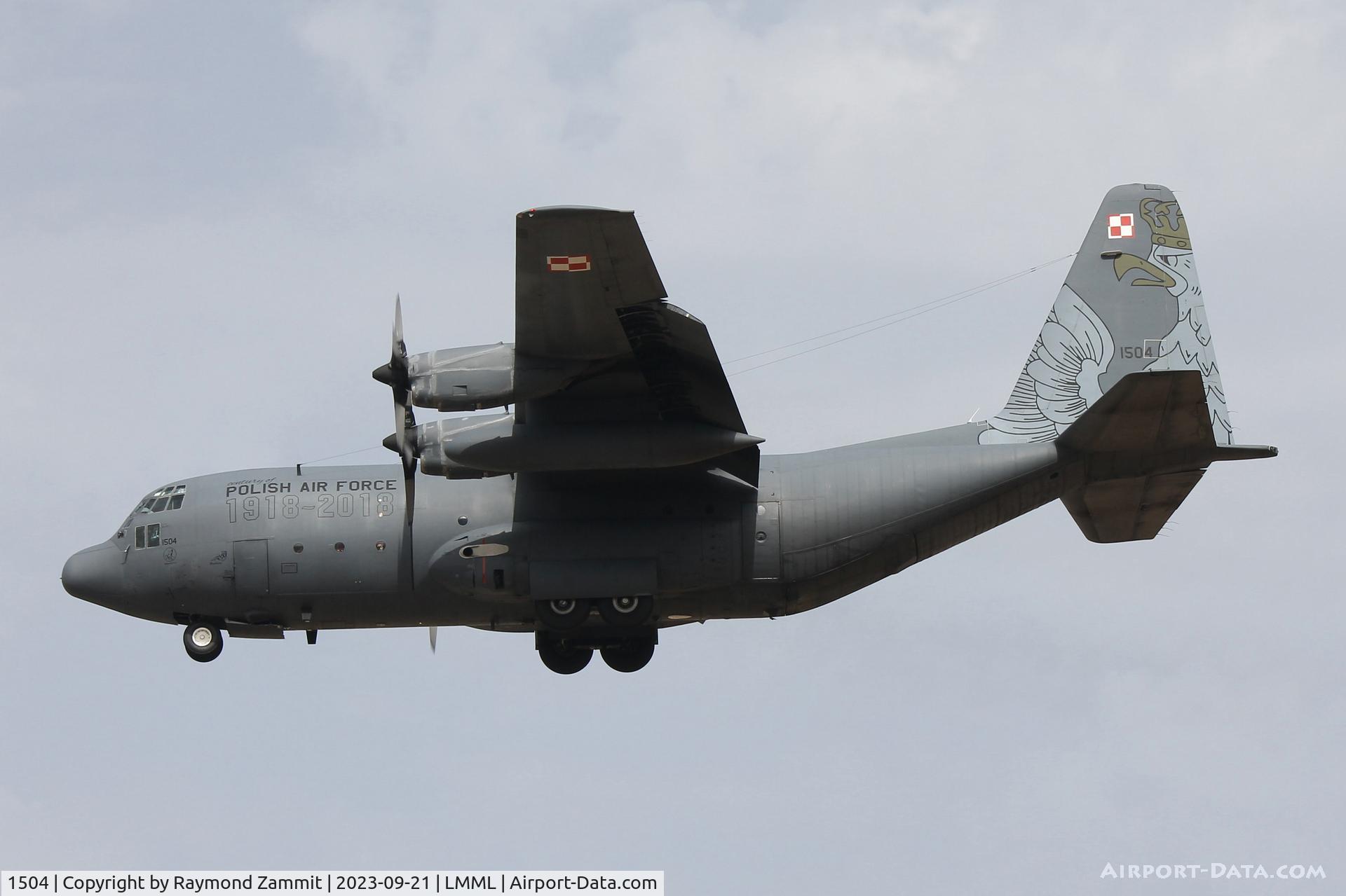 1504, 1973 Lockheed HC-130H Hercules C/N 382-4529, Lockheed H-130H Hercules 1504 Polish Air Force