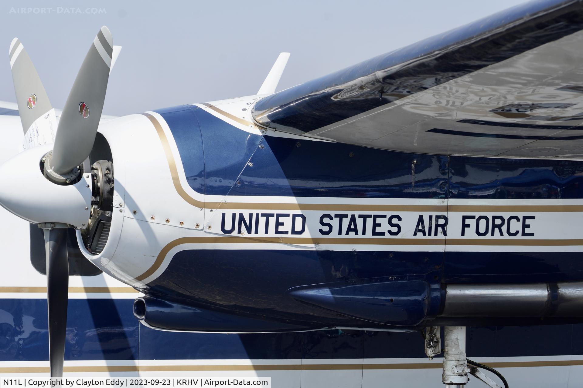 N11L, 1953 Aero Commander 520 C/N 520-109, Reid-Hillview Airport Community Day California 2023.