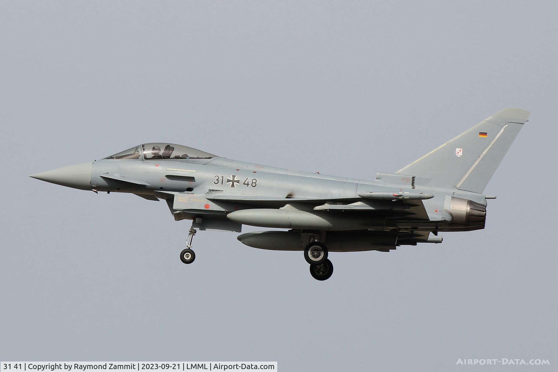 31 41, 2019 Eurofighter EF-2000 Typhoon S C/N GS0101, Eurofighter EF-2000 Typhoon S  31-41 German Air Force