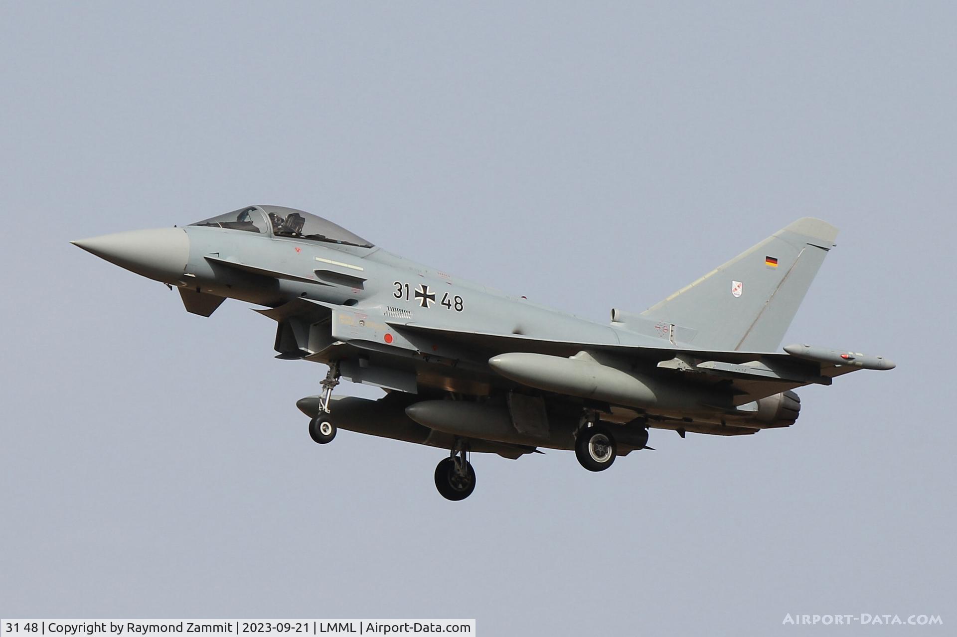 31 48, Eurofighter Typhoon EF2000 C/N GS0108, Eurofighter Typhoon EF2000 31-48 German Air Force