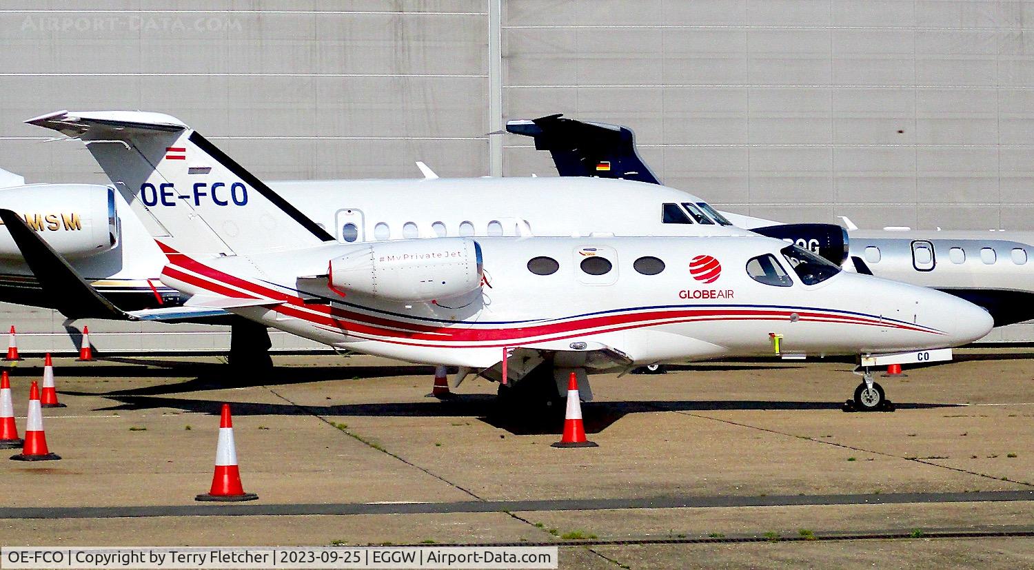 OE-FCO, 2008 Cessna 510 Citation Mustang Citation Mustang C/N 510-0127, At Luton Airport
